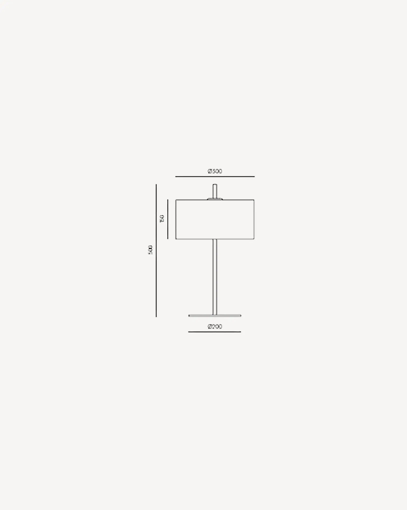 Mila Table Lamp sizes