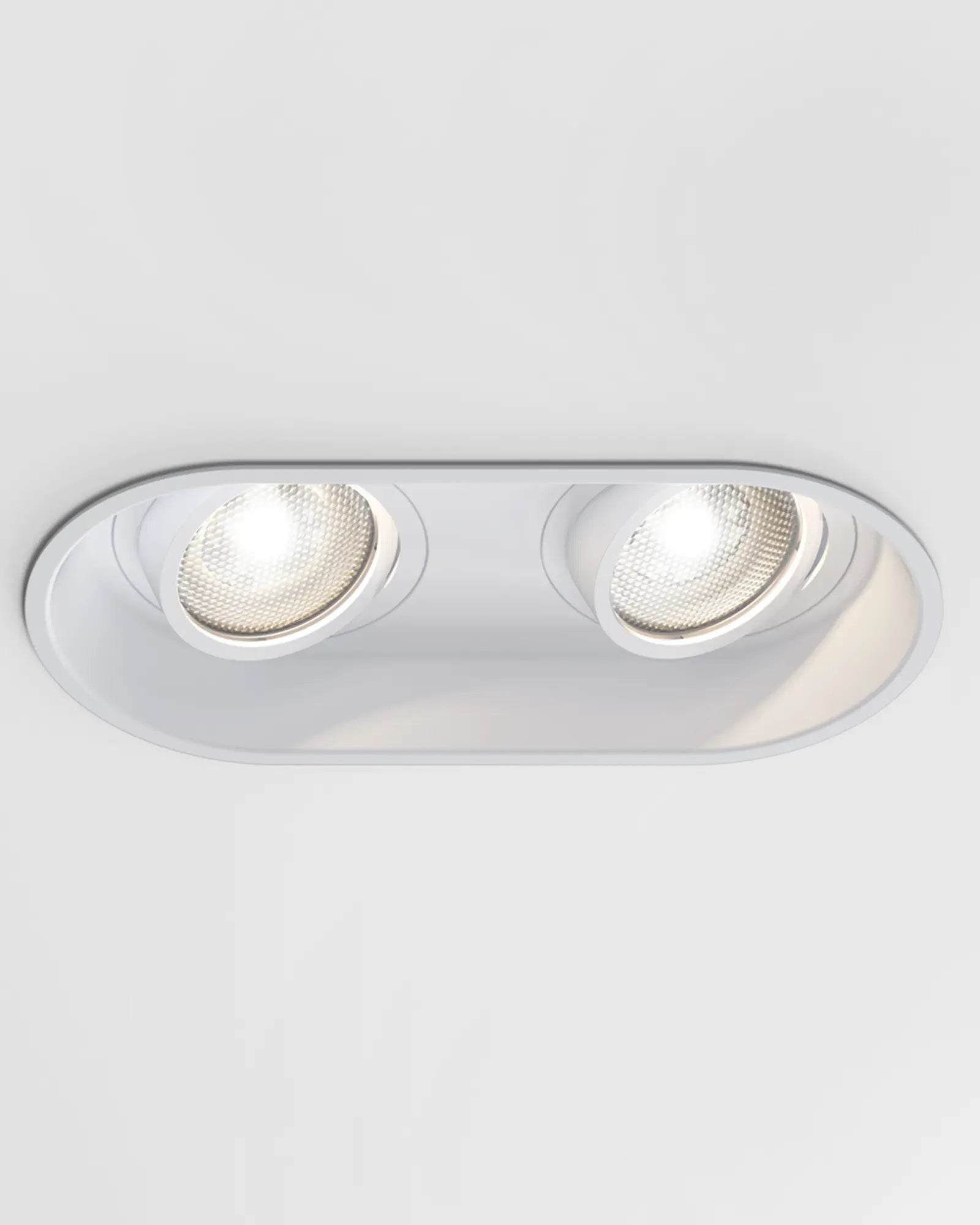 Minima twin adjustable downlight  in white