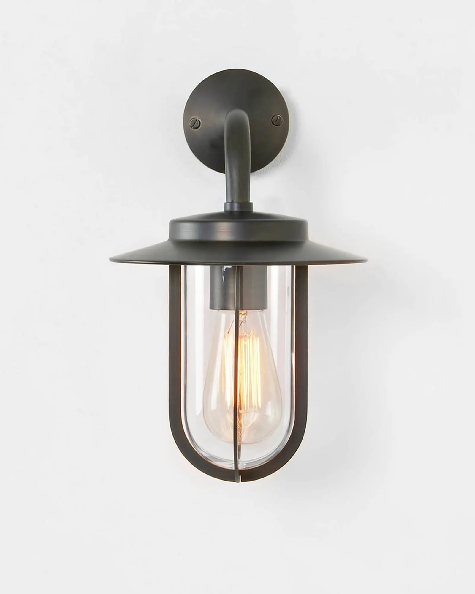 Montparnasse outdoor lantern style wall light bronze