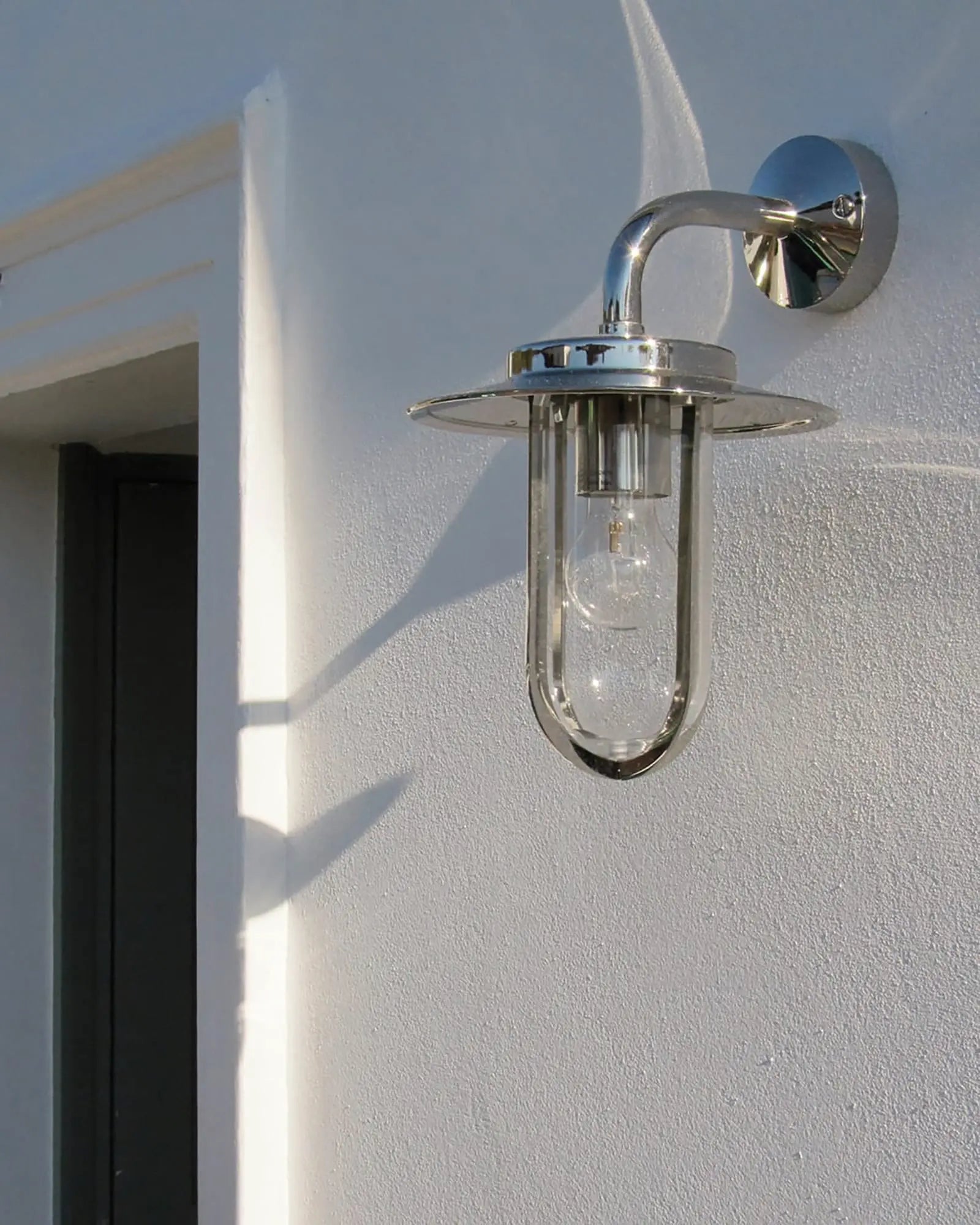 Montparnasse outdoor lantern style wall light entry door