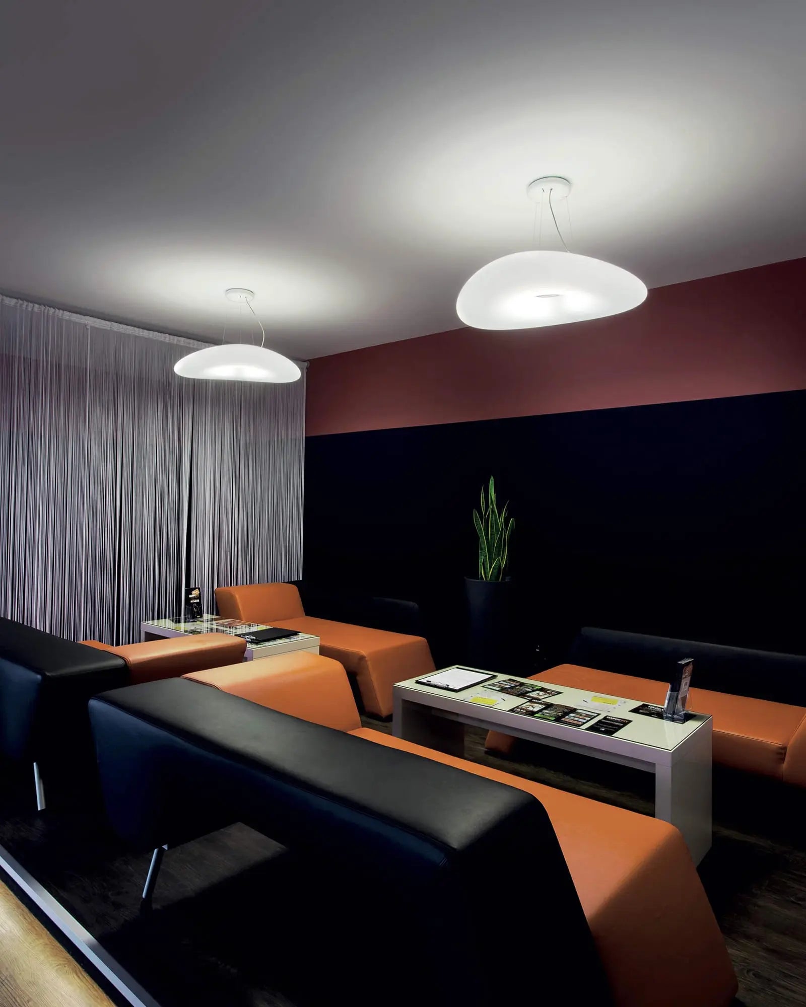Mr Magoo Pendant light above tables in a cafe