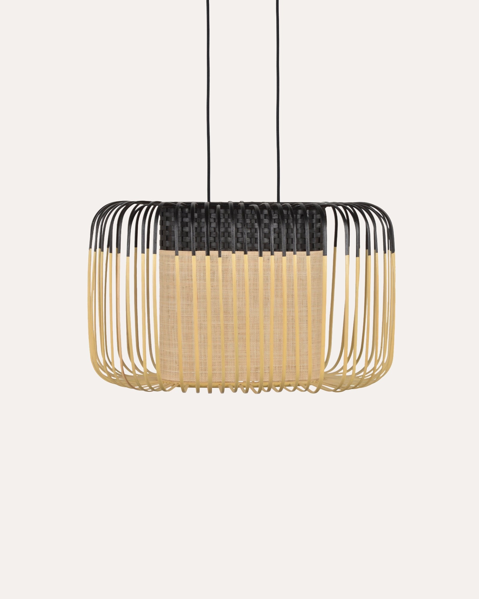 Bamboo Oval Pendant Light