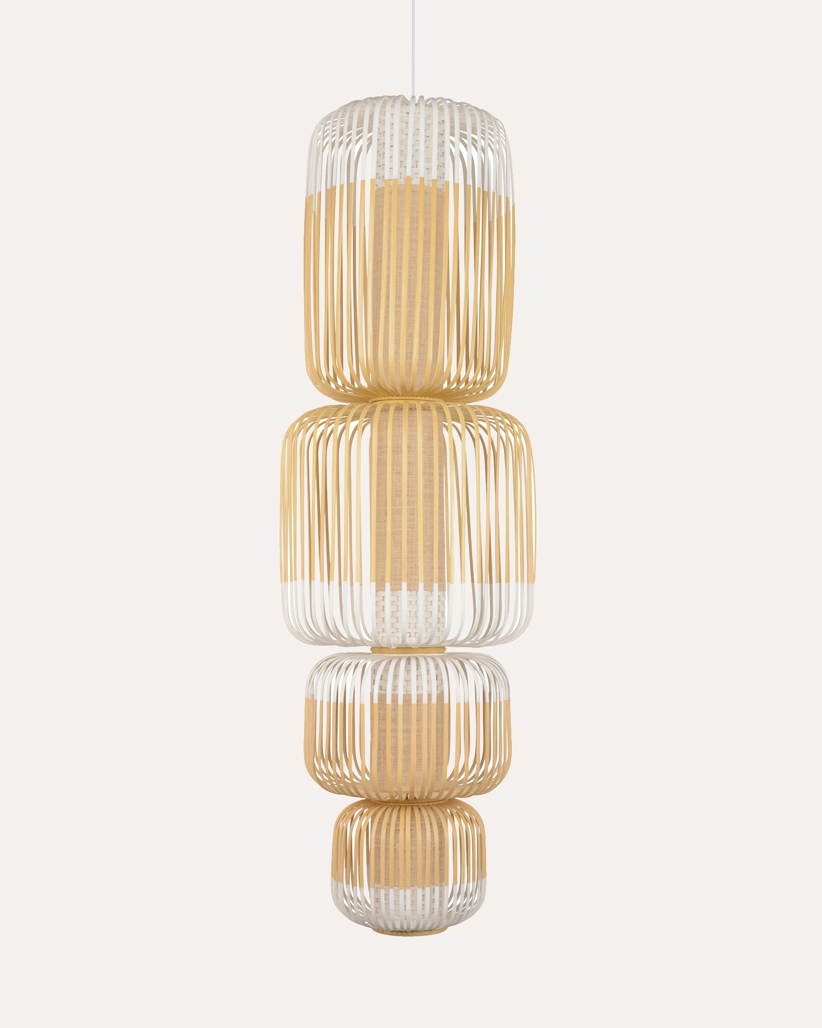 Bamboo Totem 4lt Pendant Light