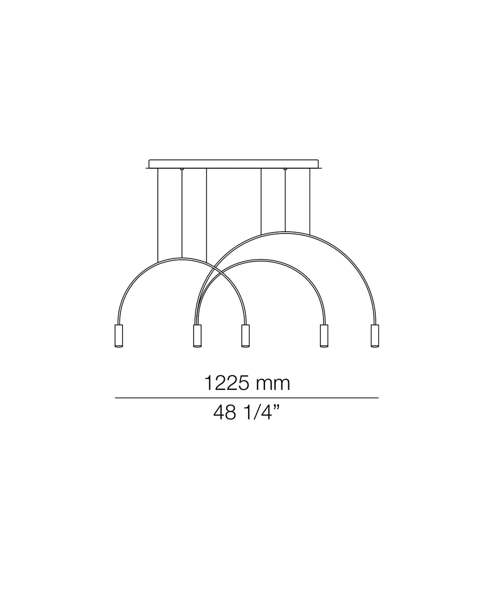 Volta 5lt Pendant Light