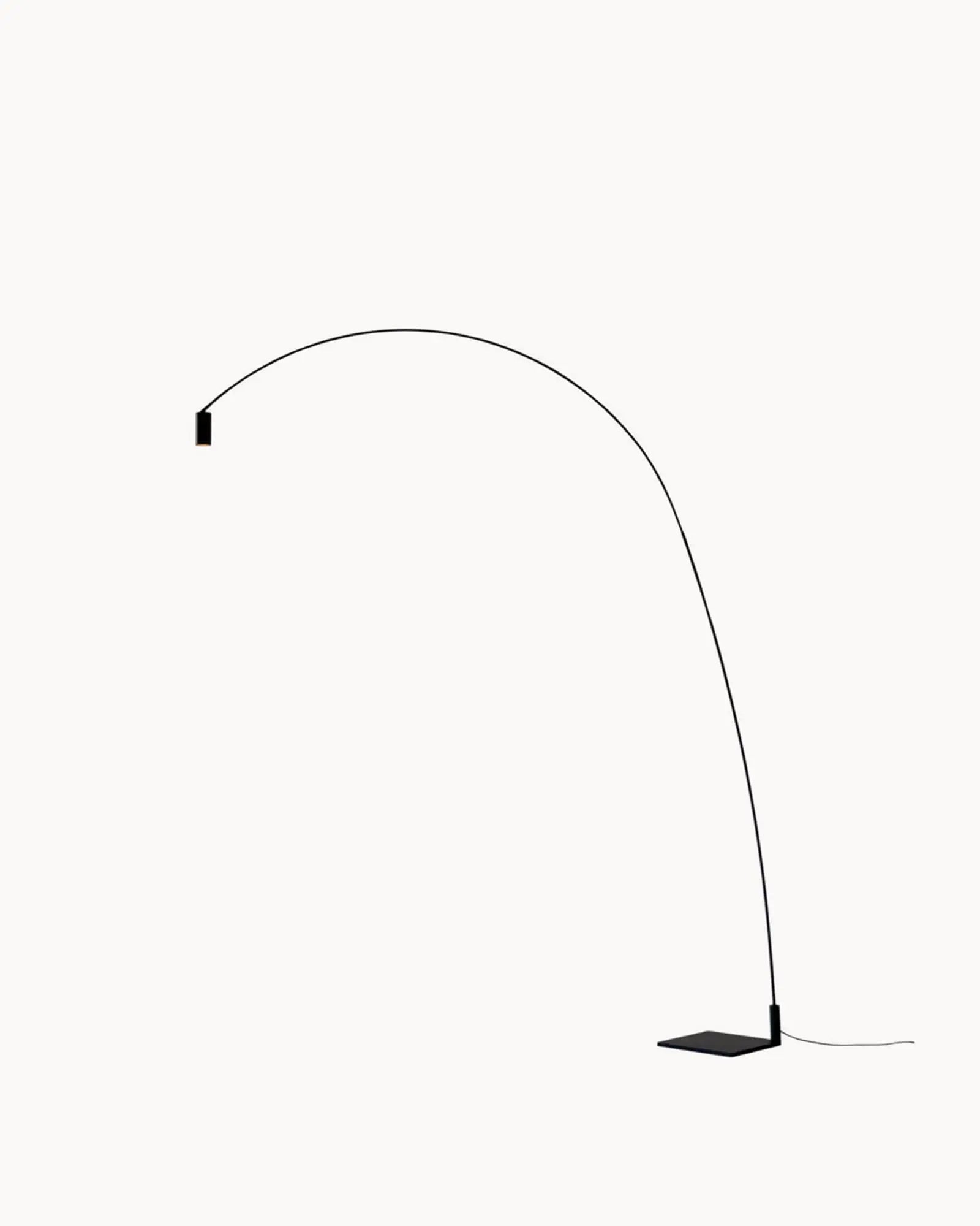 Fox contemporary tall floor lamp with adjustable spotlight head