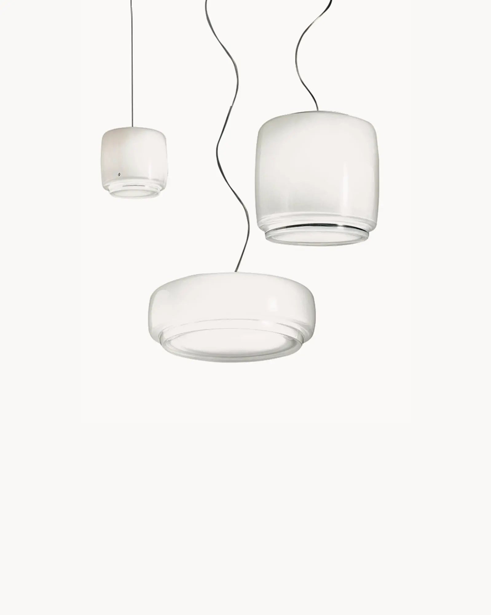 Bot blown glass venetian pendant light