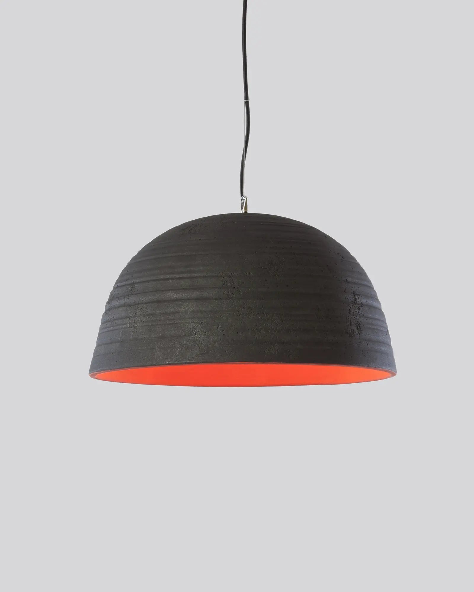 Notorius clay large dome pendant light