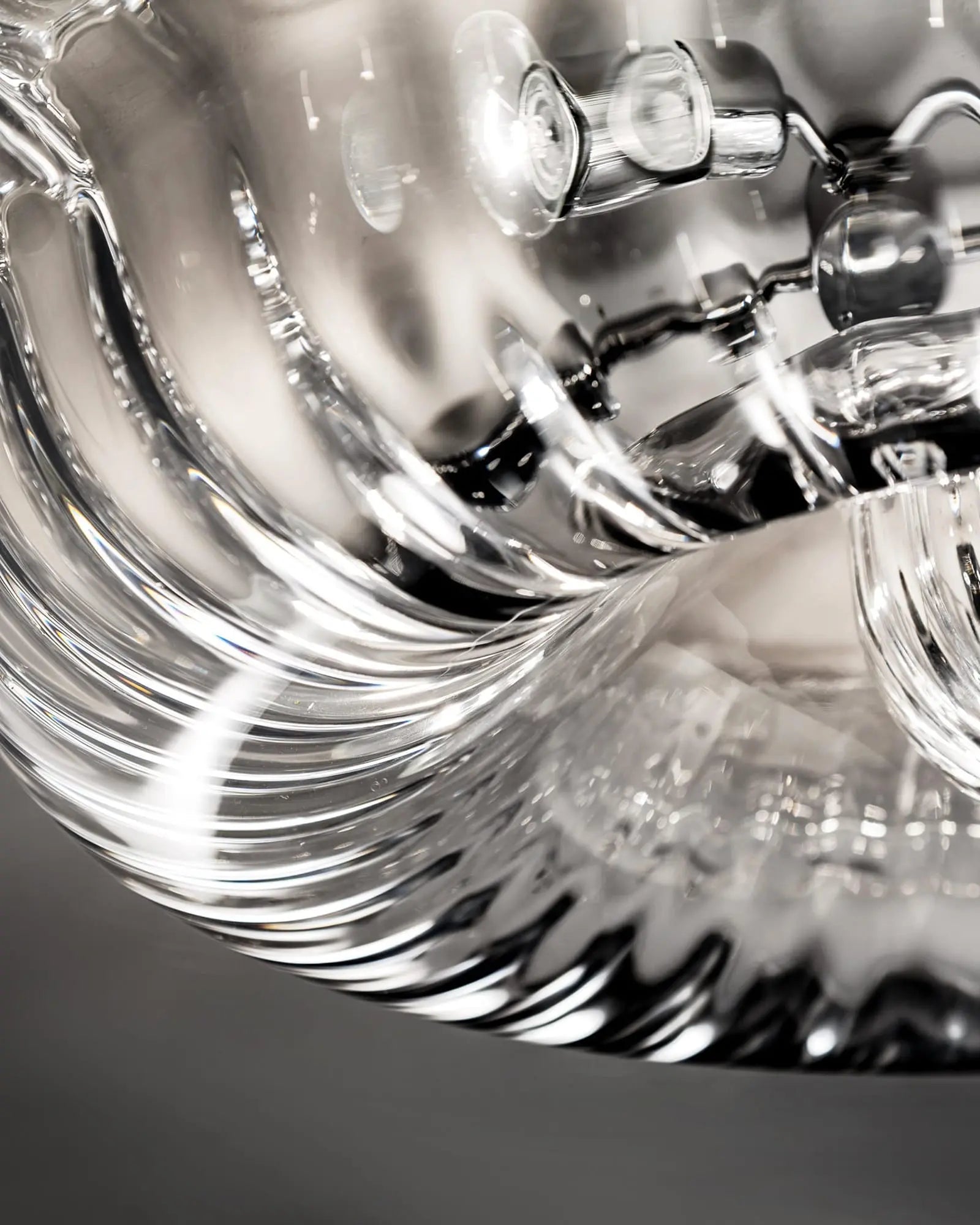 Novecento Murano blown glass classic ceiling light detail