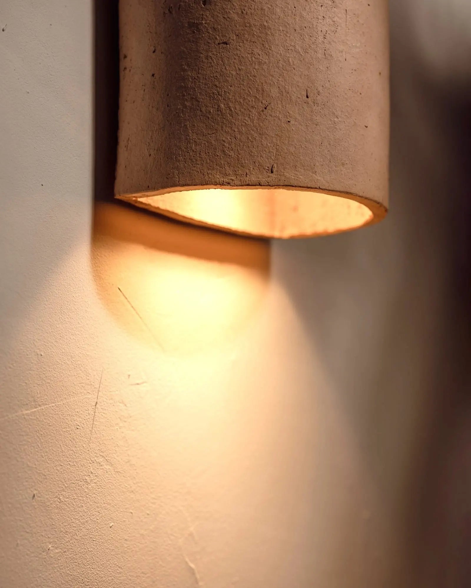 Nudie handmade ceramic wall light detail