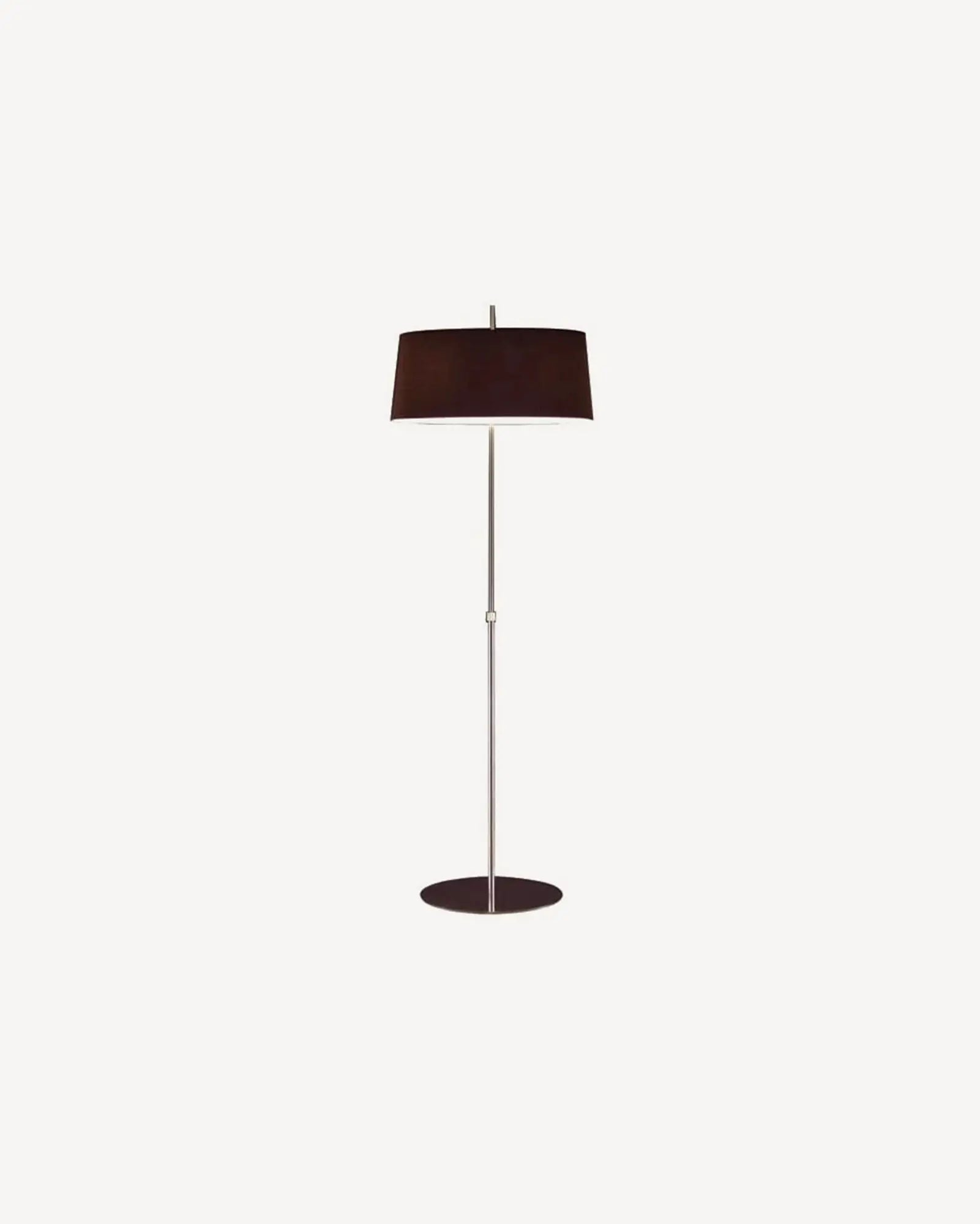 Ona classic floor lamp with fabric shade and adjustable stem product photo