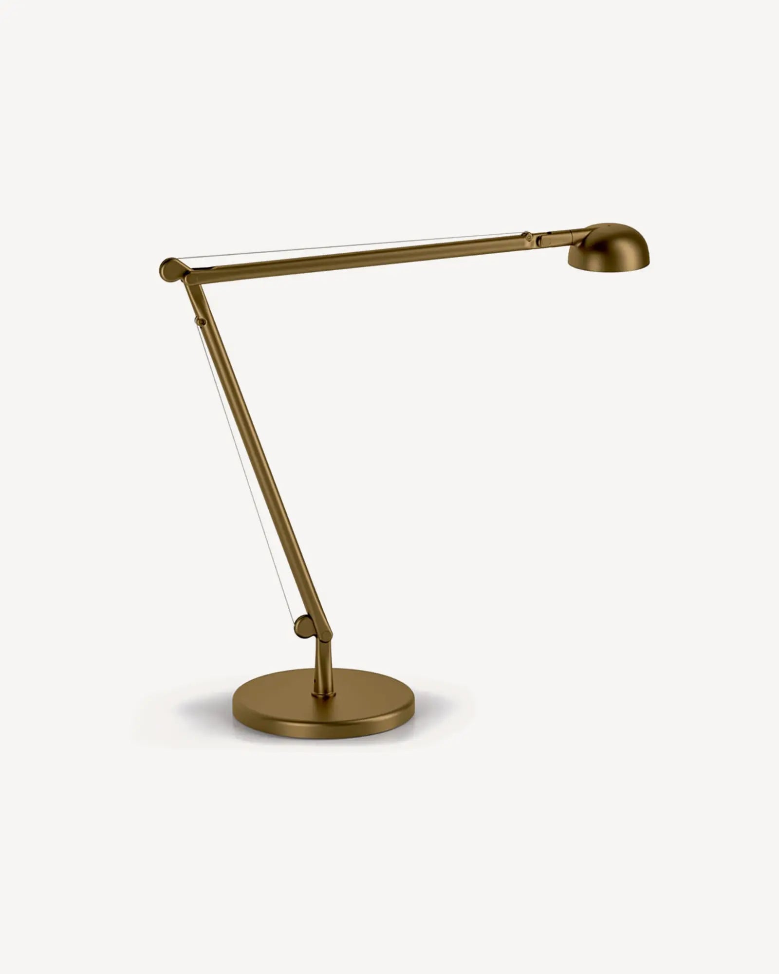 Optunia contemporary adjustable table lamp bronze