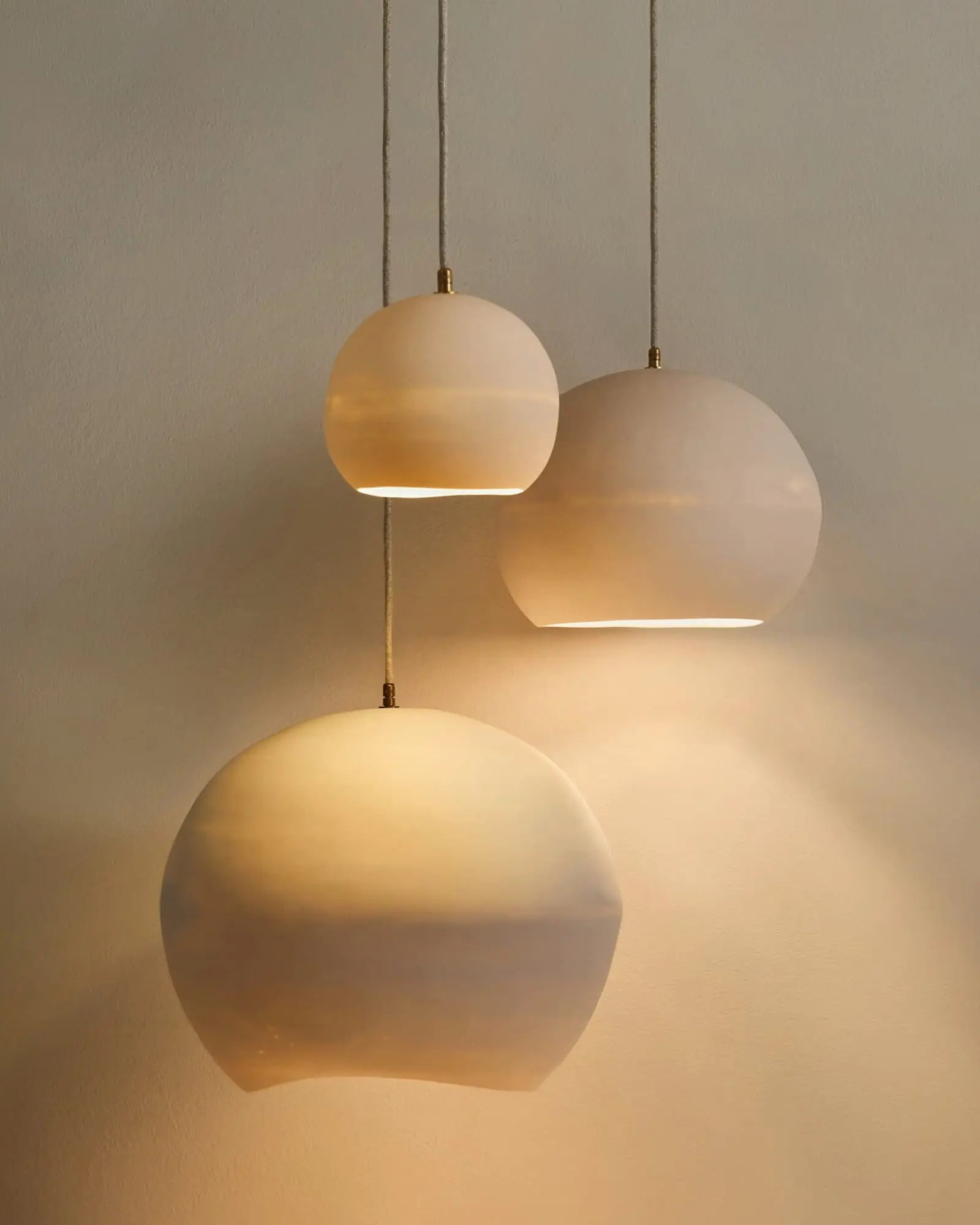 Orb Porcelain Pendant Light