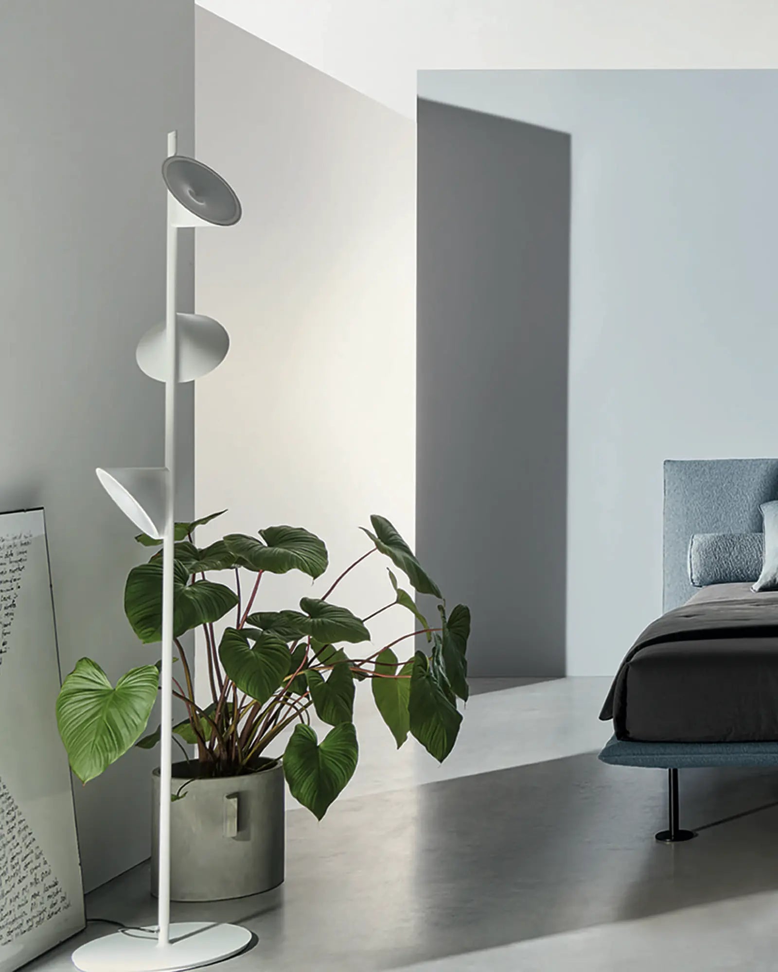 Orchid modern 3 lights floor lamp