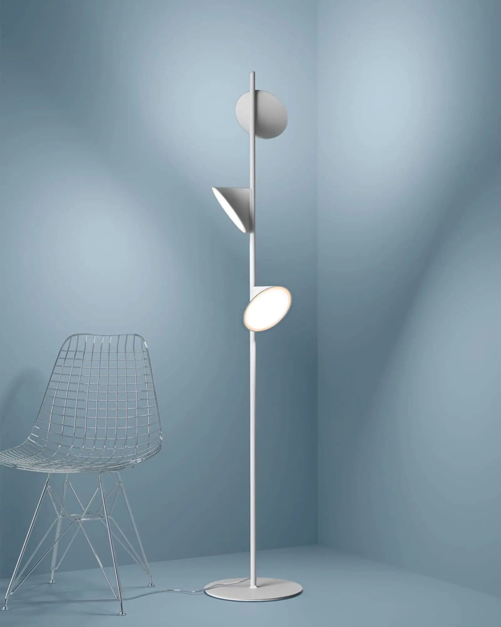 Orchid modern 3 lights floor lamp