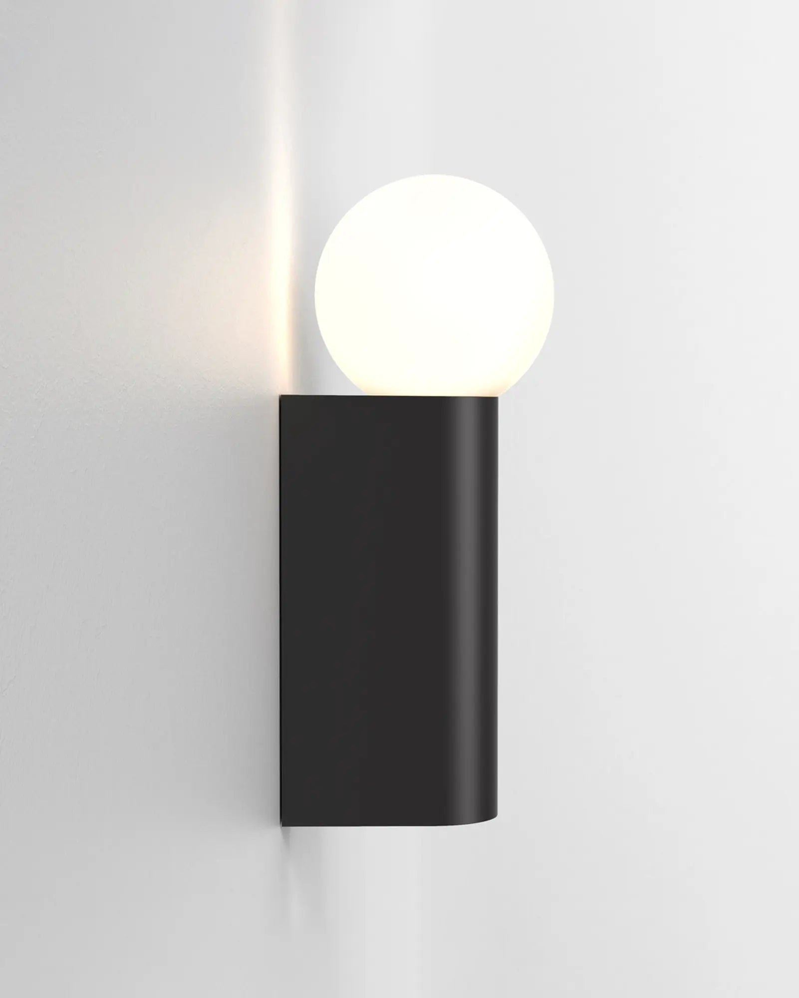 Ortona Single Wall Light in black