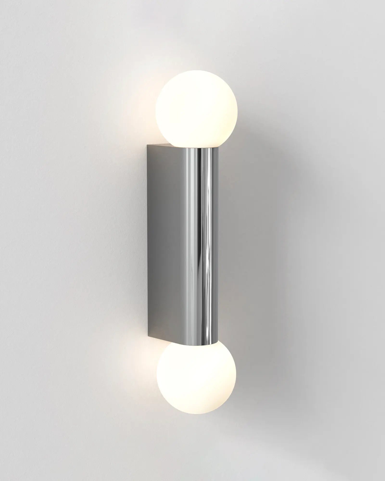 Ortona Twin wall light chrome