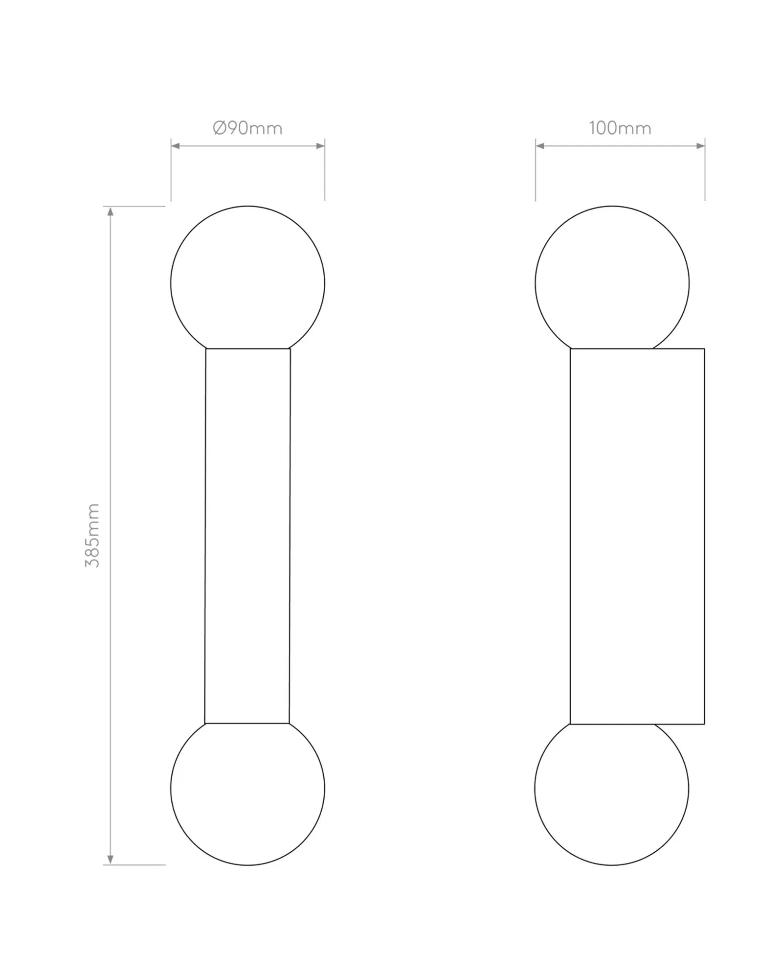 Ortona Twin Wall Light