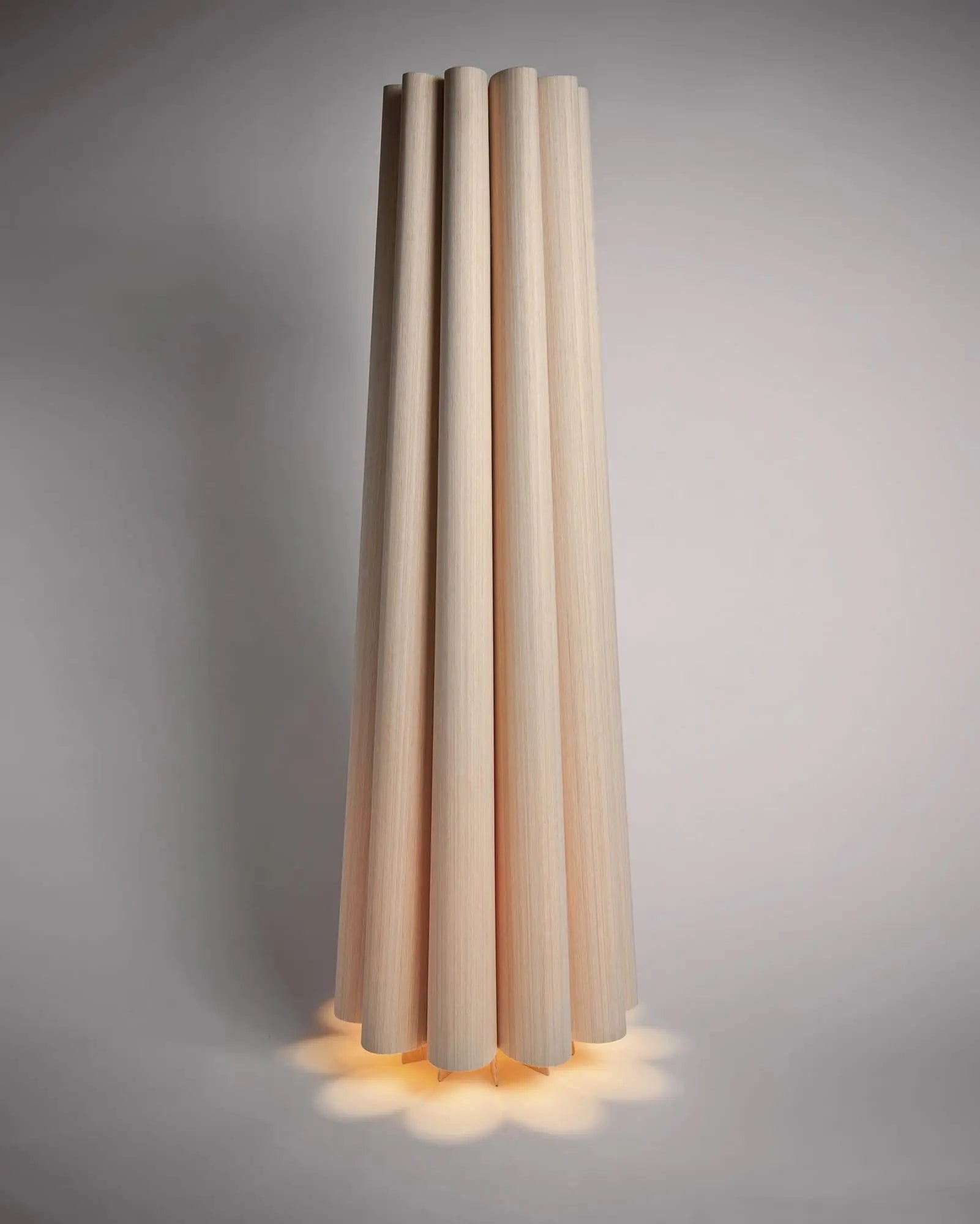 Sofia veneer floor lamp