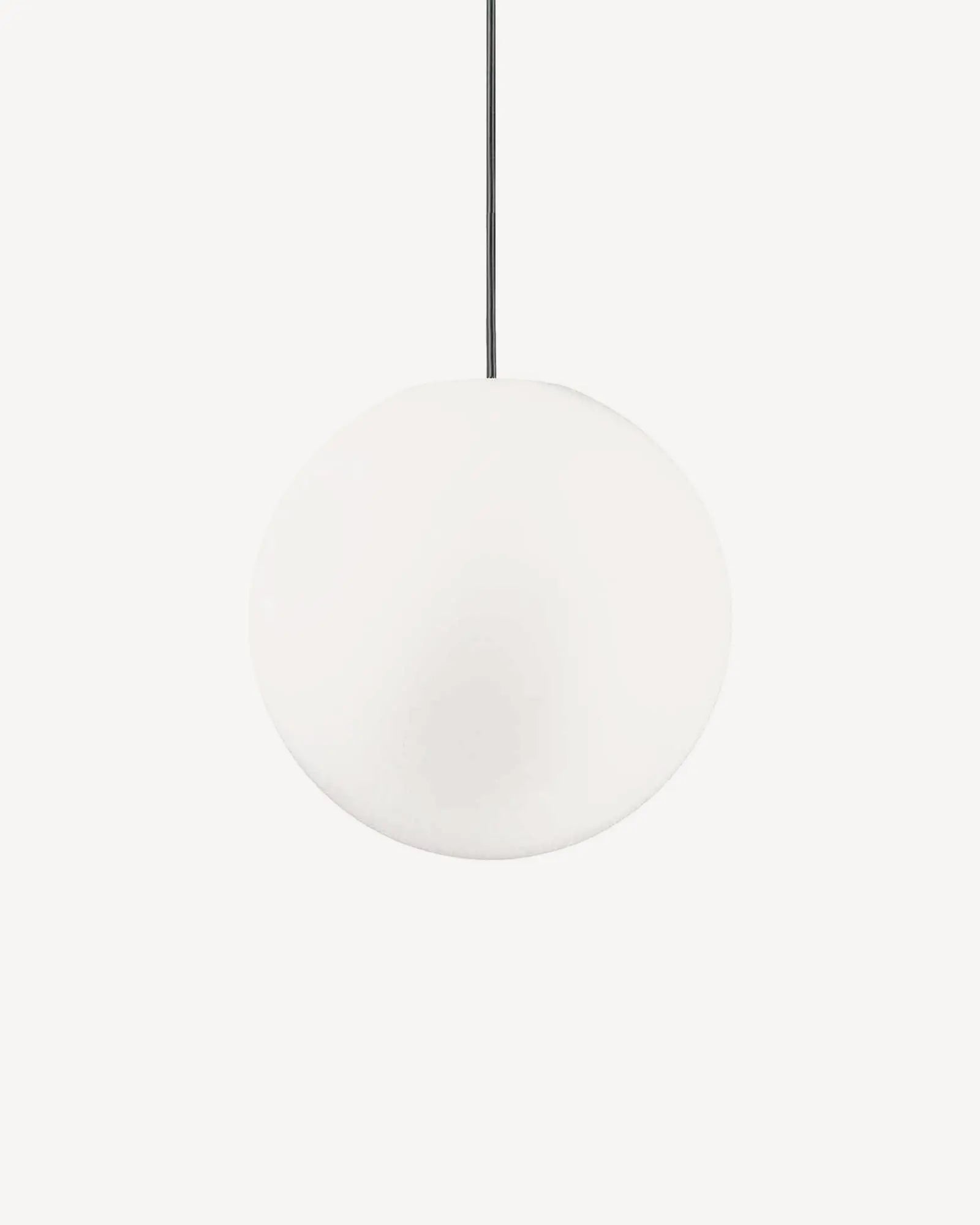 Sole orb outdoor pendant light