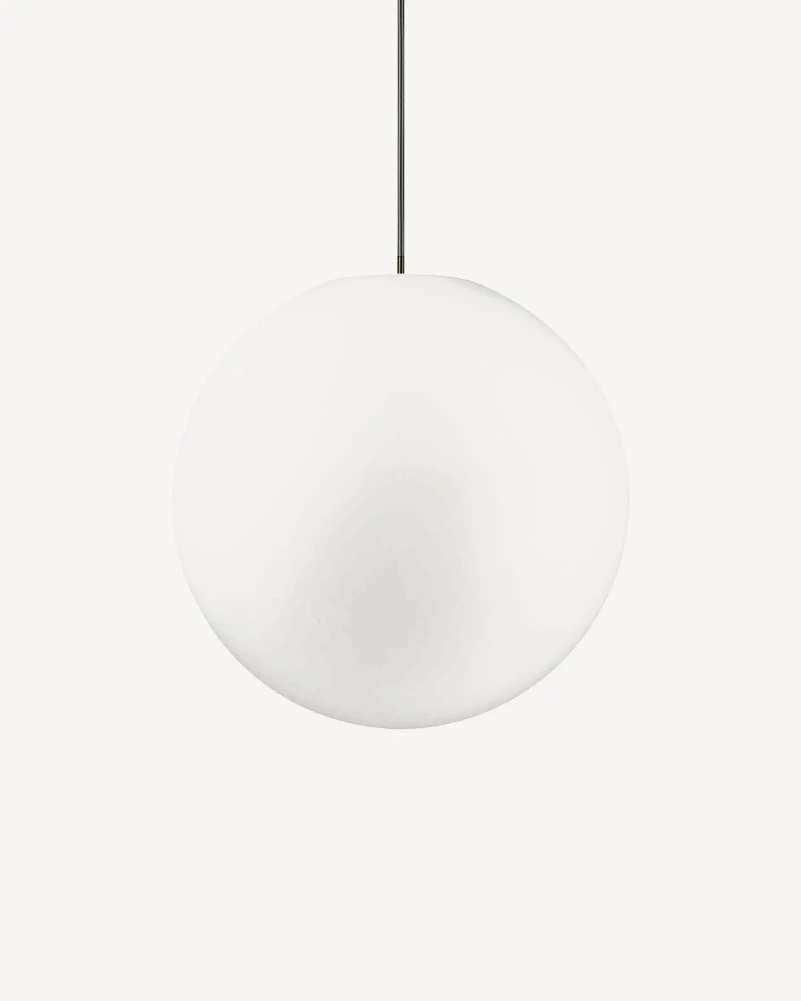 Sole orb outdoor pendant light