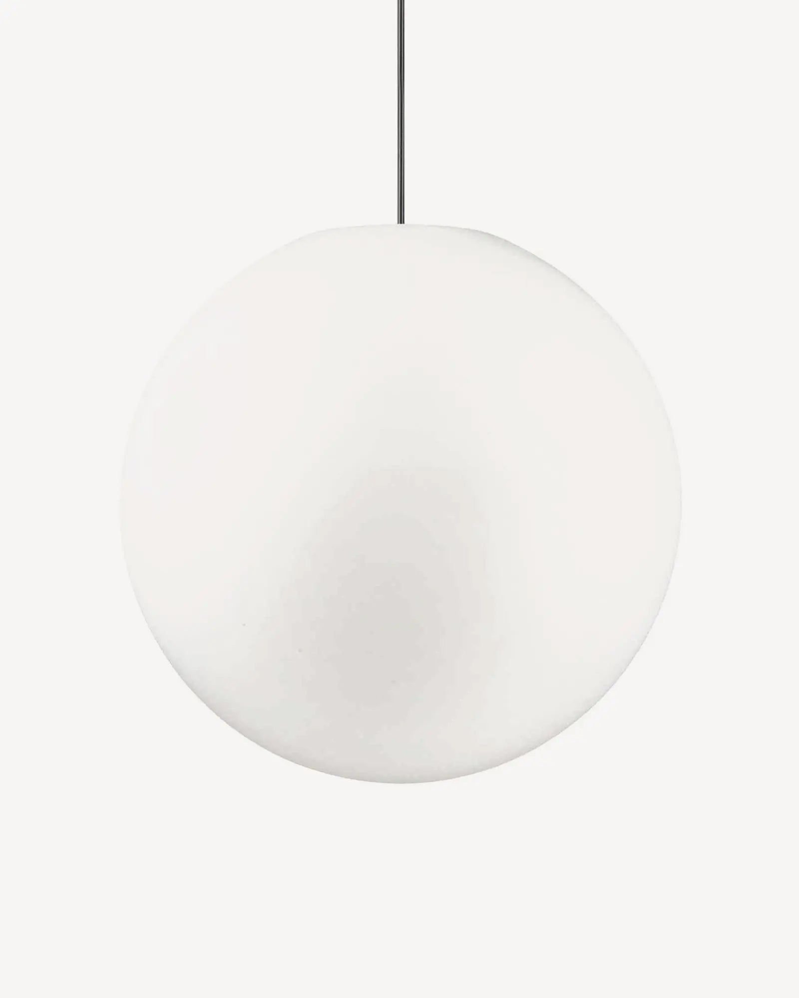 Sole orb outdoor pendant light