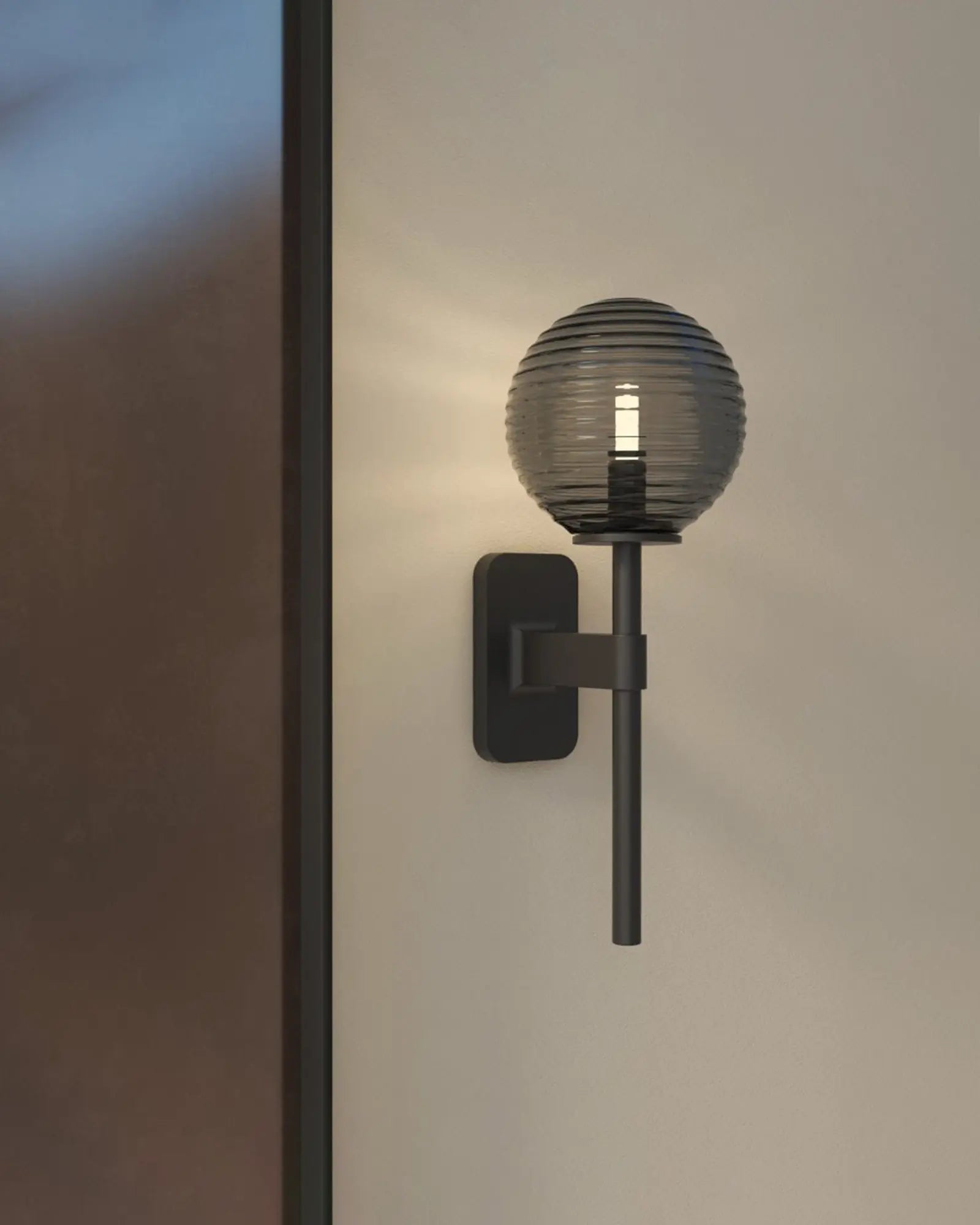 Tacoma single orb wall light