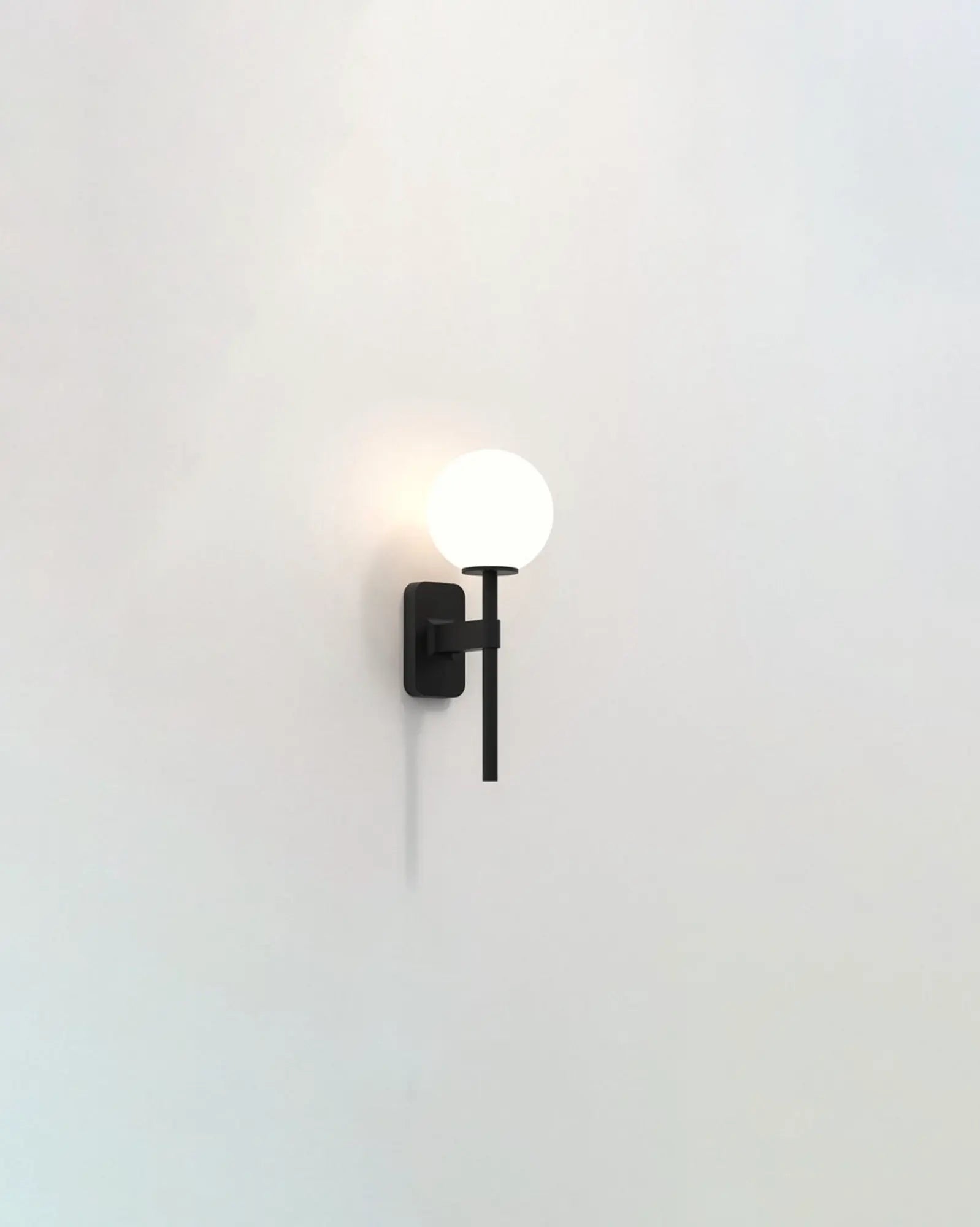 Tacoma single orb wall light