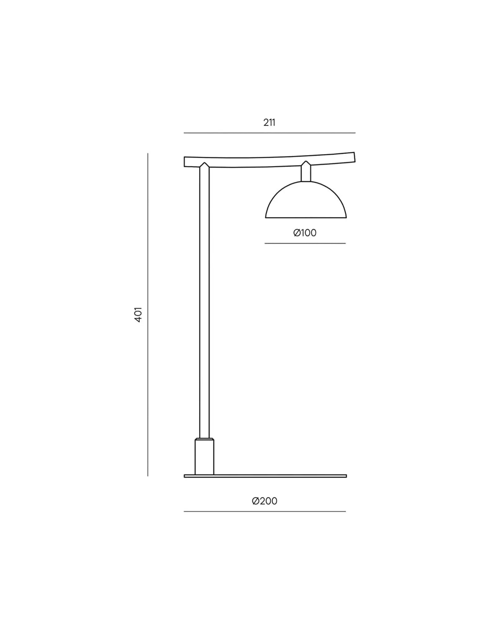 Tana minimalist scandinavian dome shade table lamp sizes