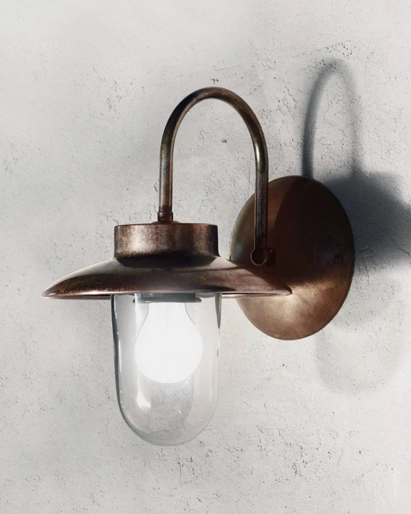 Traviata industrial outdoor wall light
