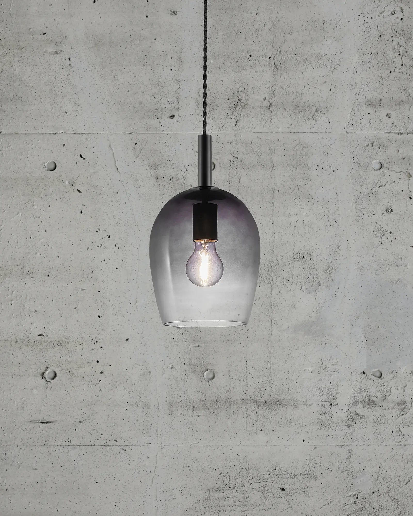 Uma blown glass pendant light