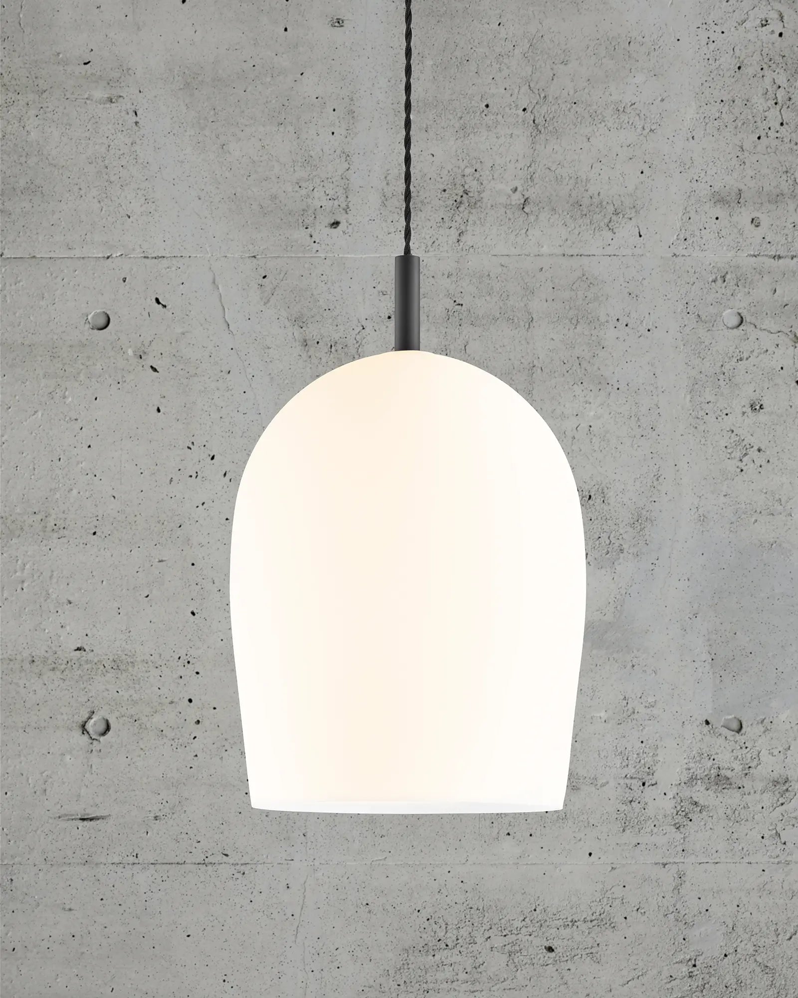 Uma blown glass pendant light