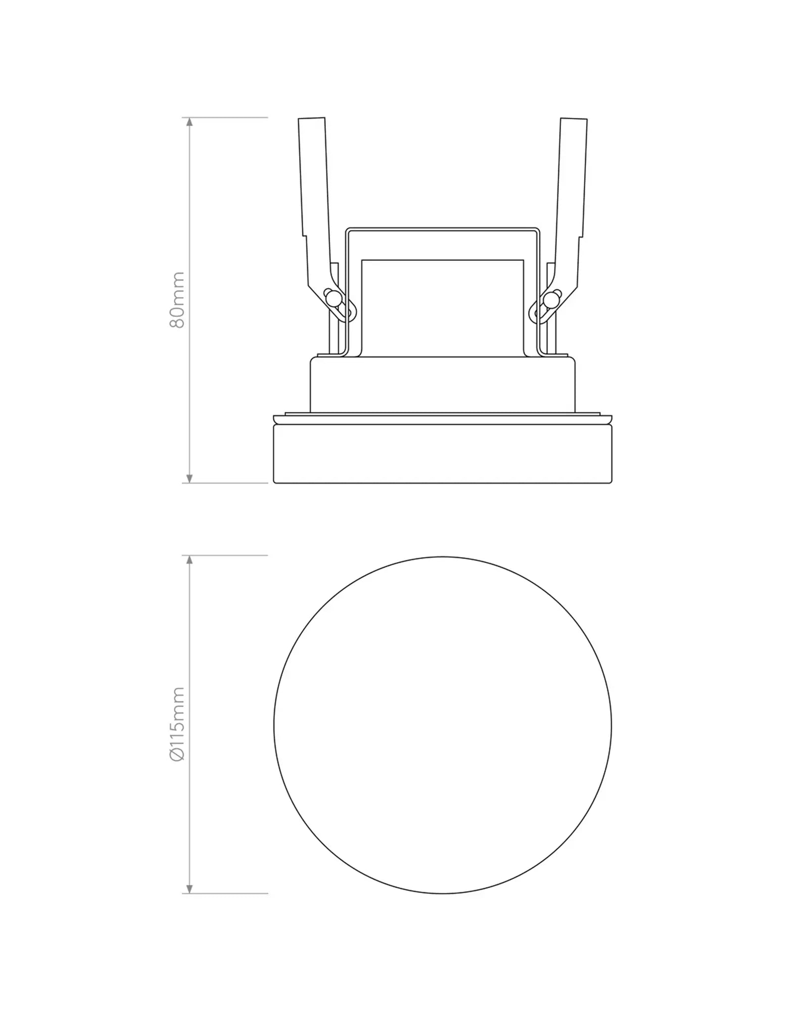 Vancouver modern thin downlight sizes