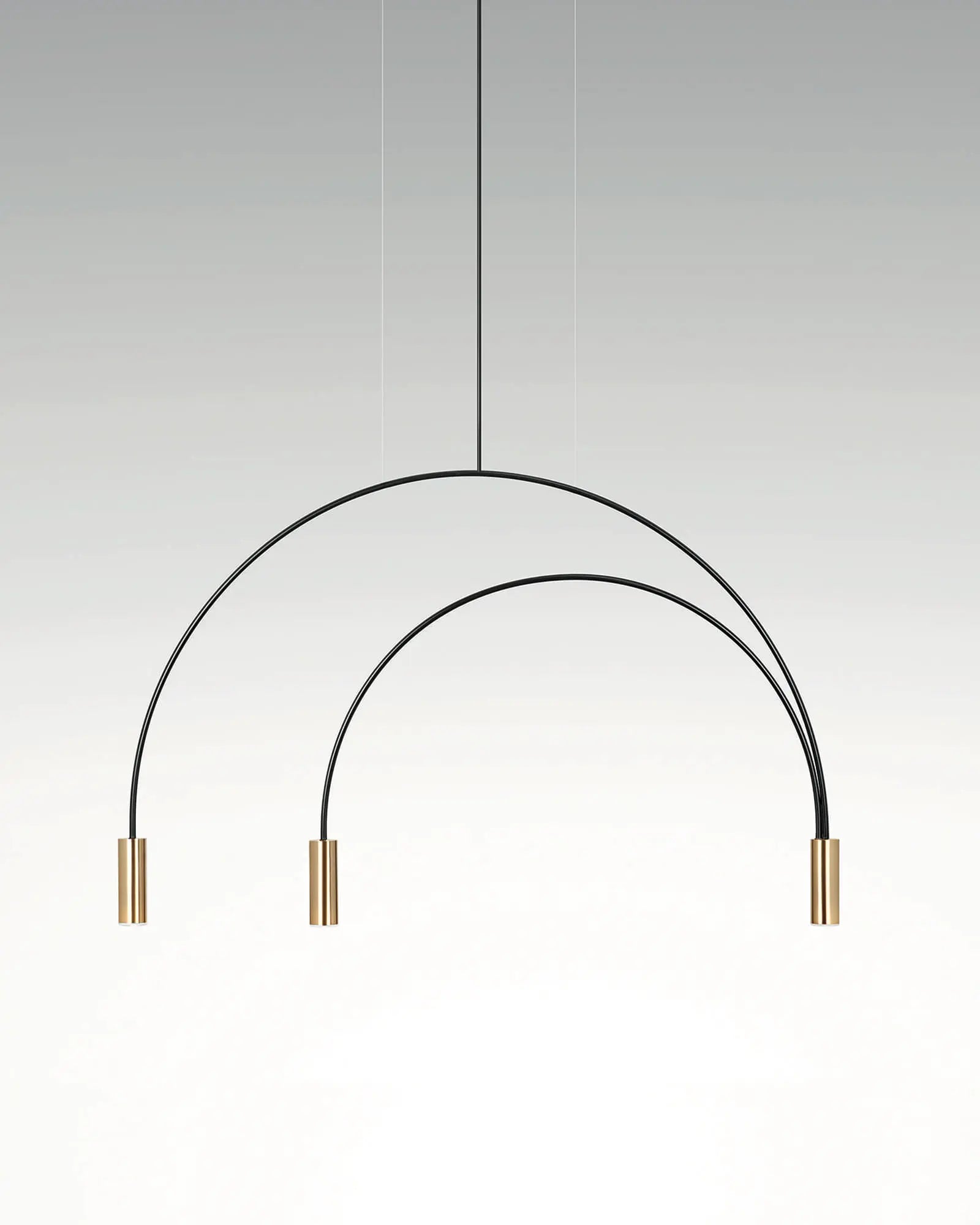 Volta Linear pendant light by Estiluz Lighting