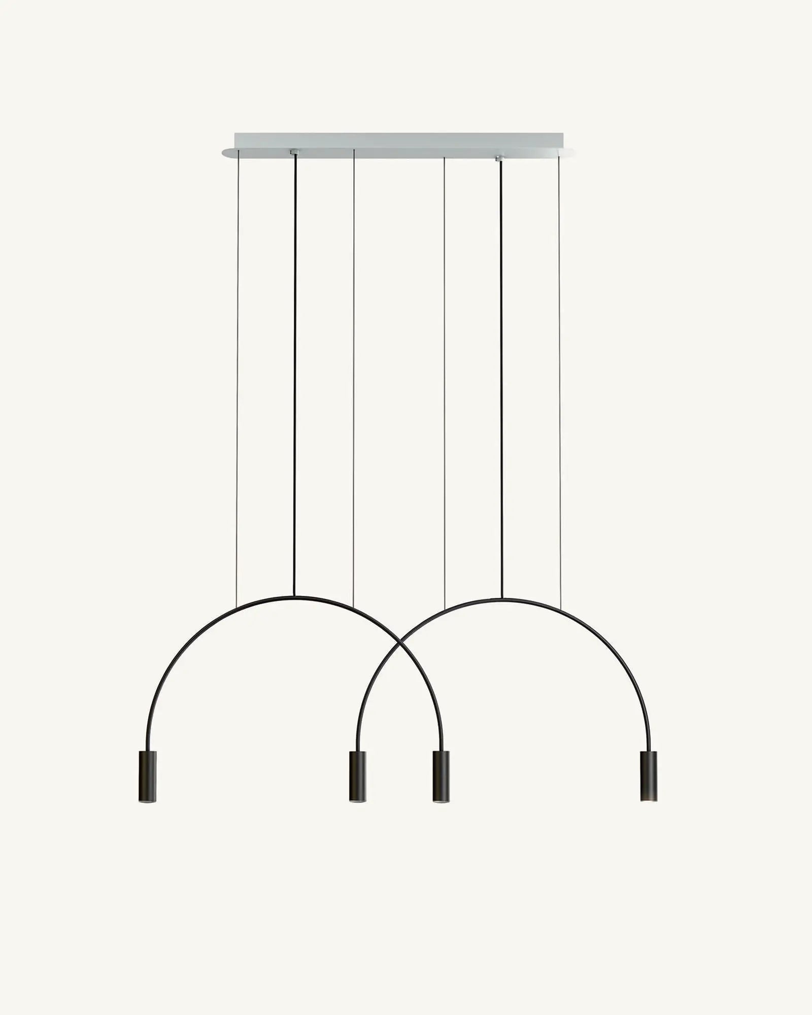 Volta Linear pendant light by Estiluz Lighting