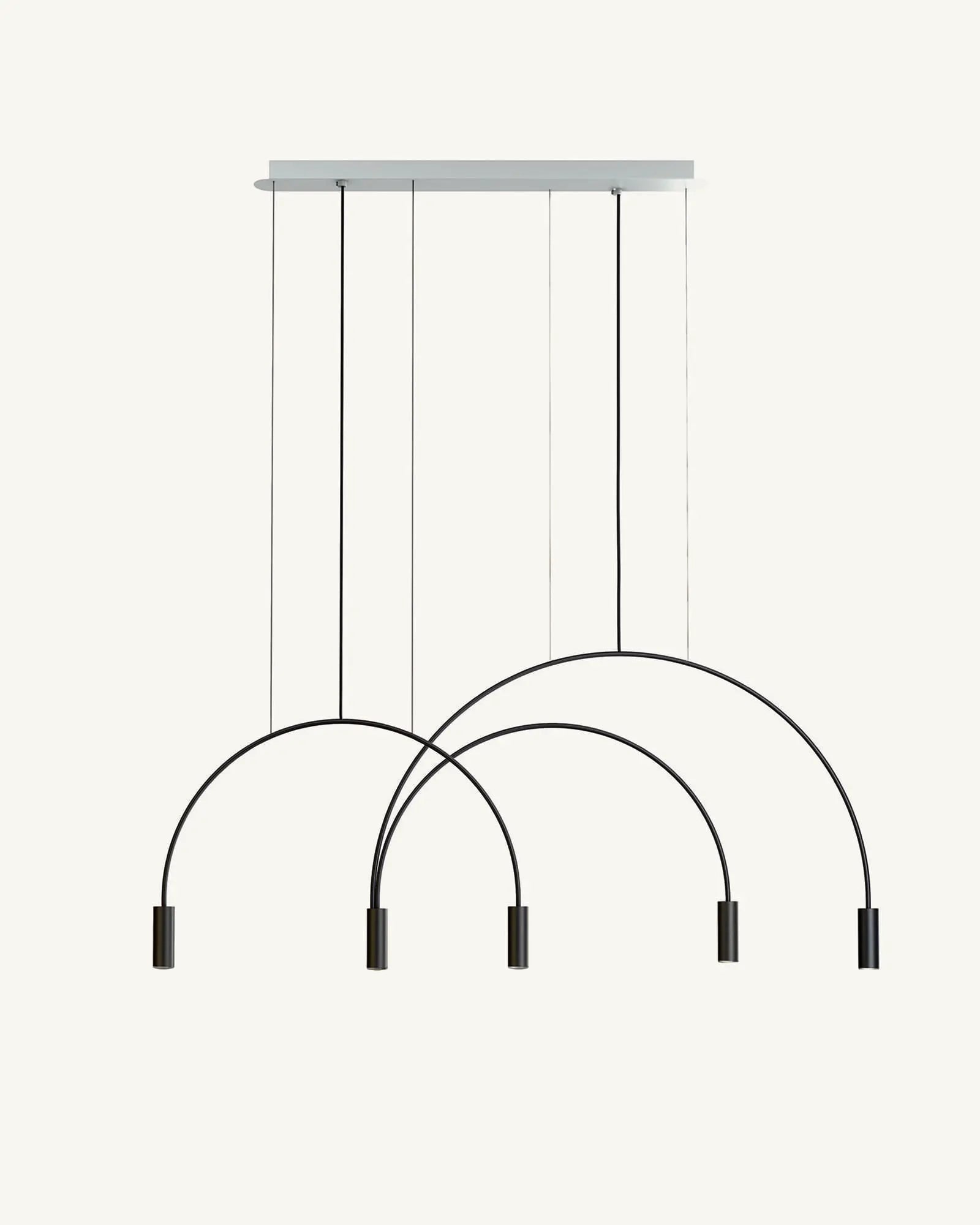 Volta Linear pendant light by Estiluz Lighting