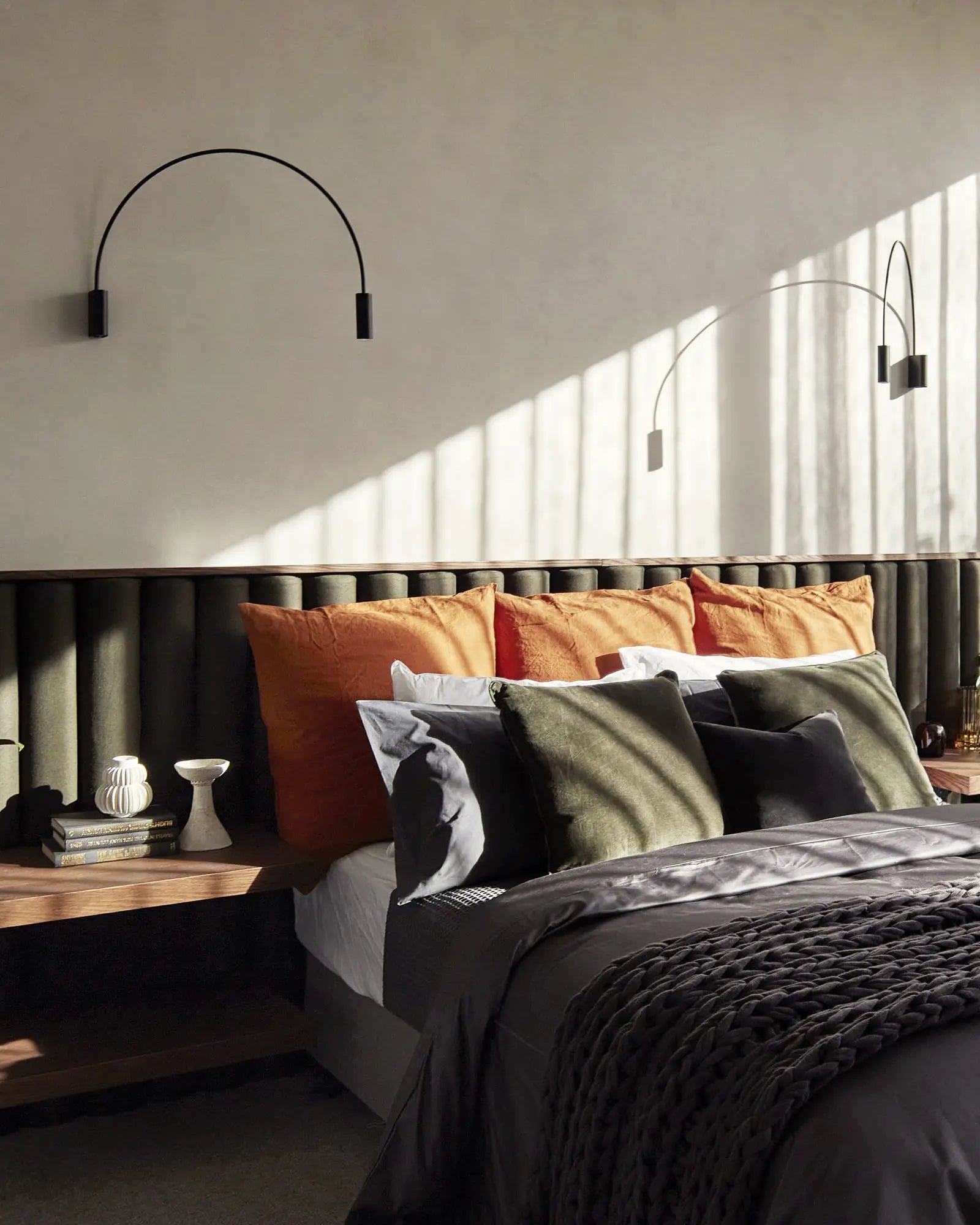 Volta wall light bedsides