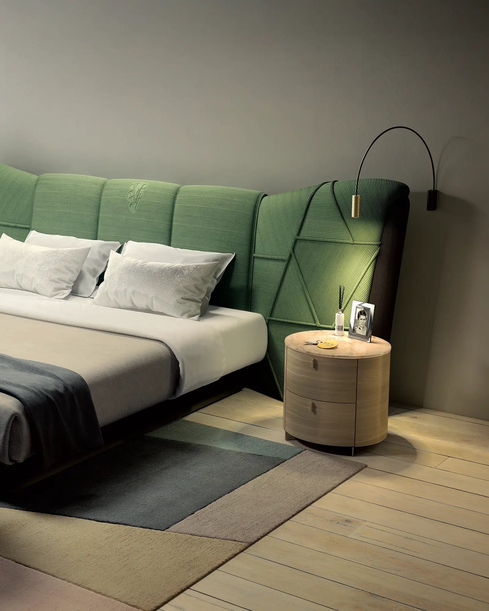 Volta wall light bed side
