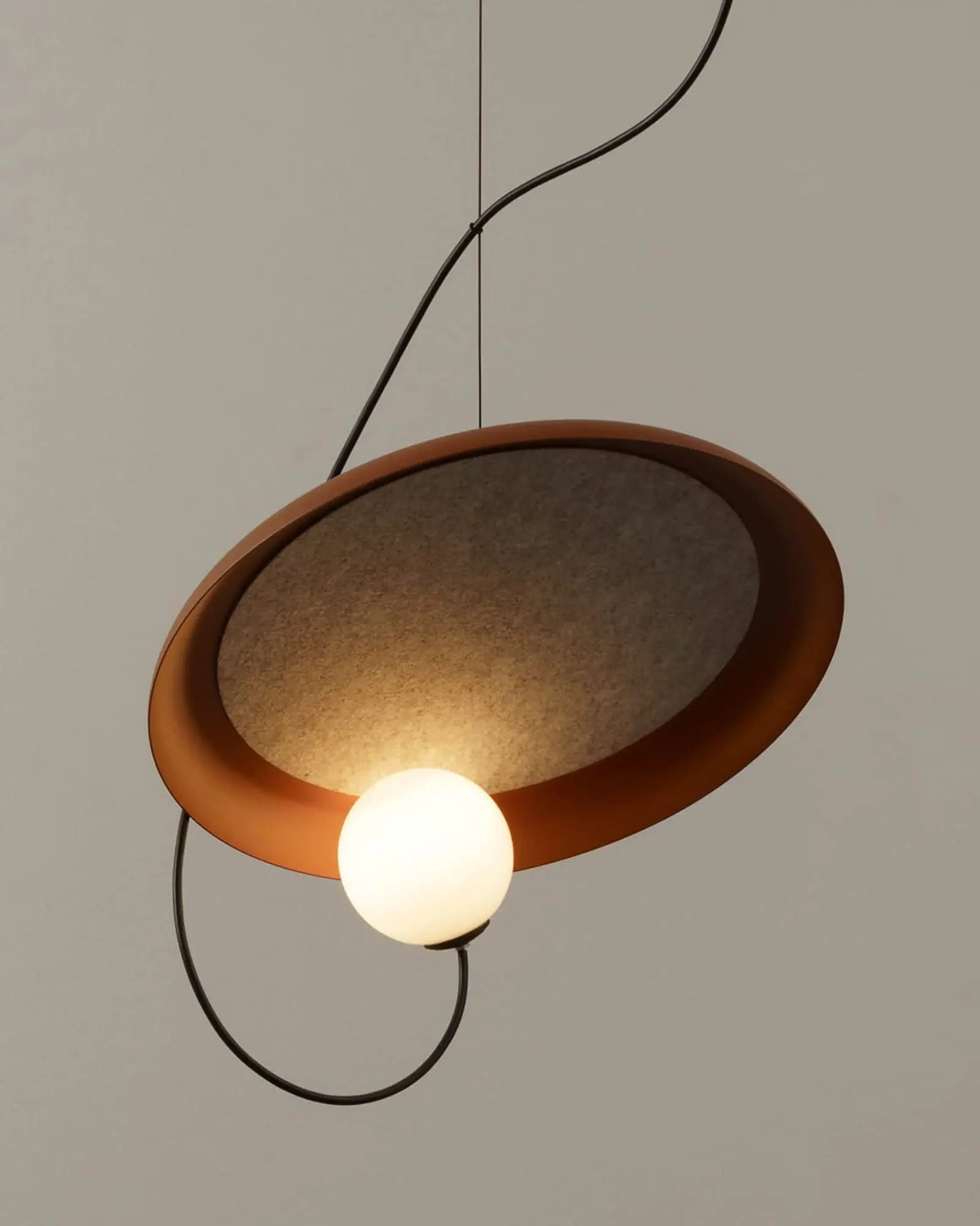 Wire pendant light