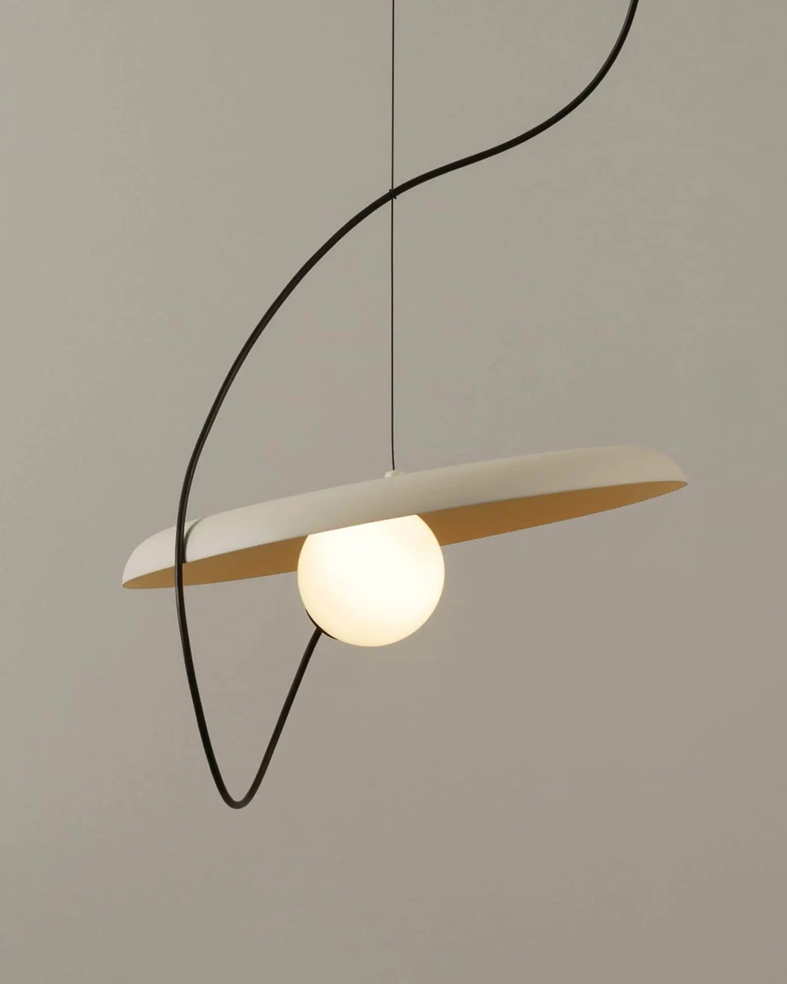 Wire pendant light