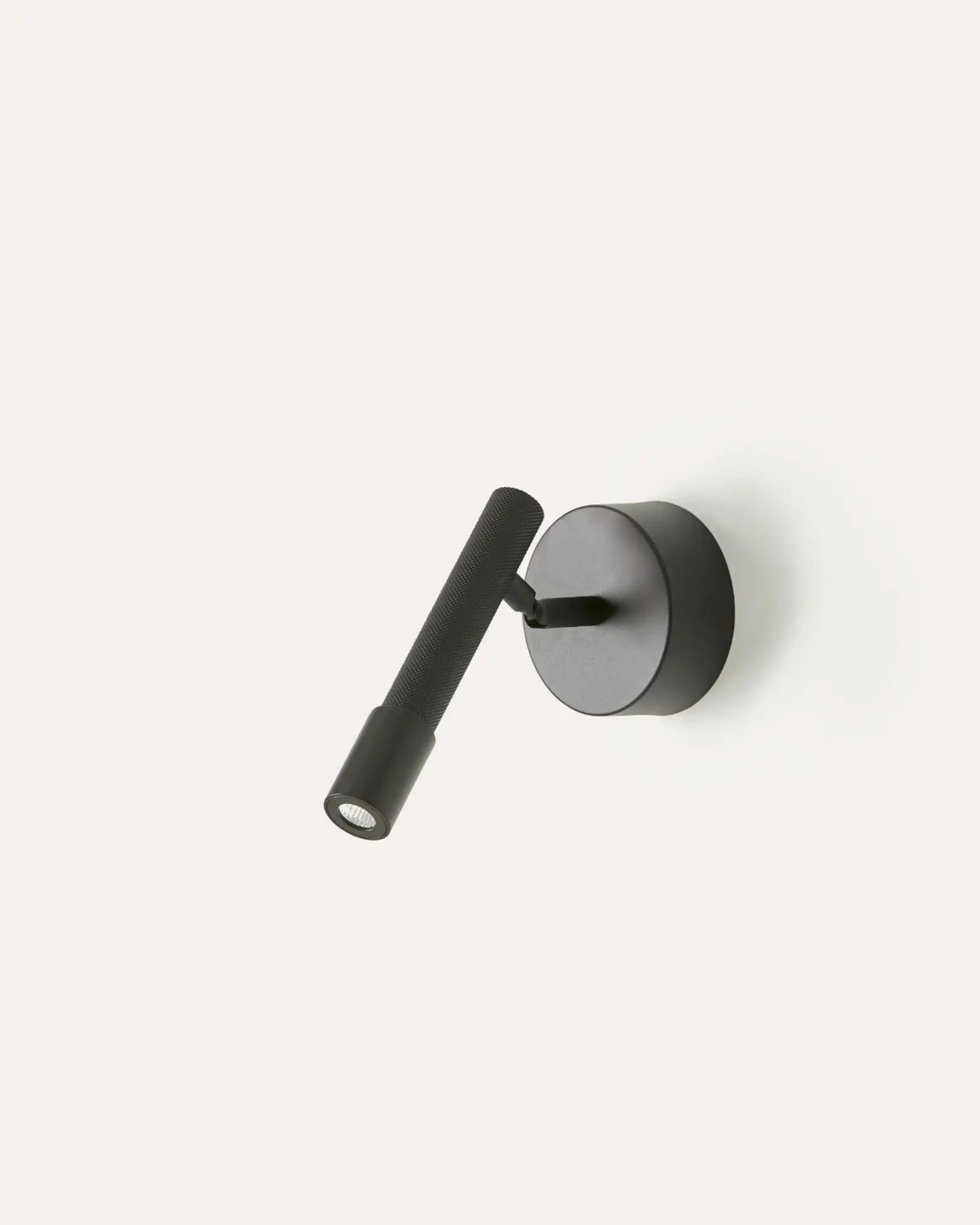 Ycro minimal round backplate and cylinder head wall light black product photo