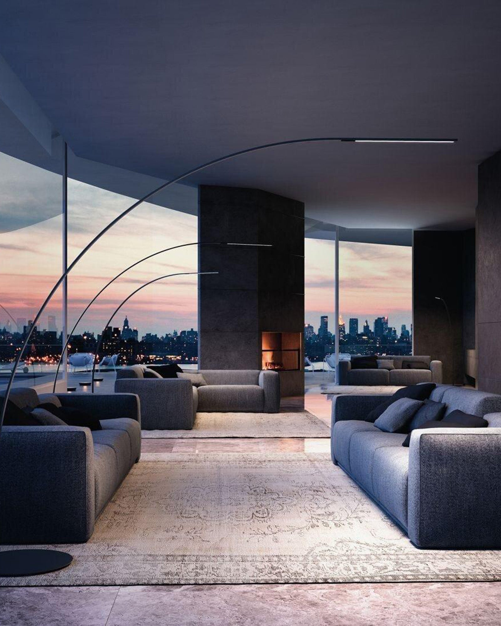 Yumi floor lamp in a lounge
