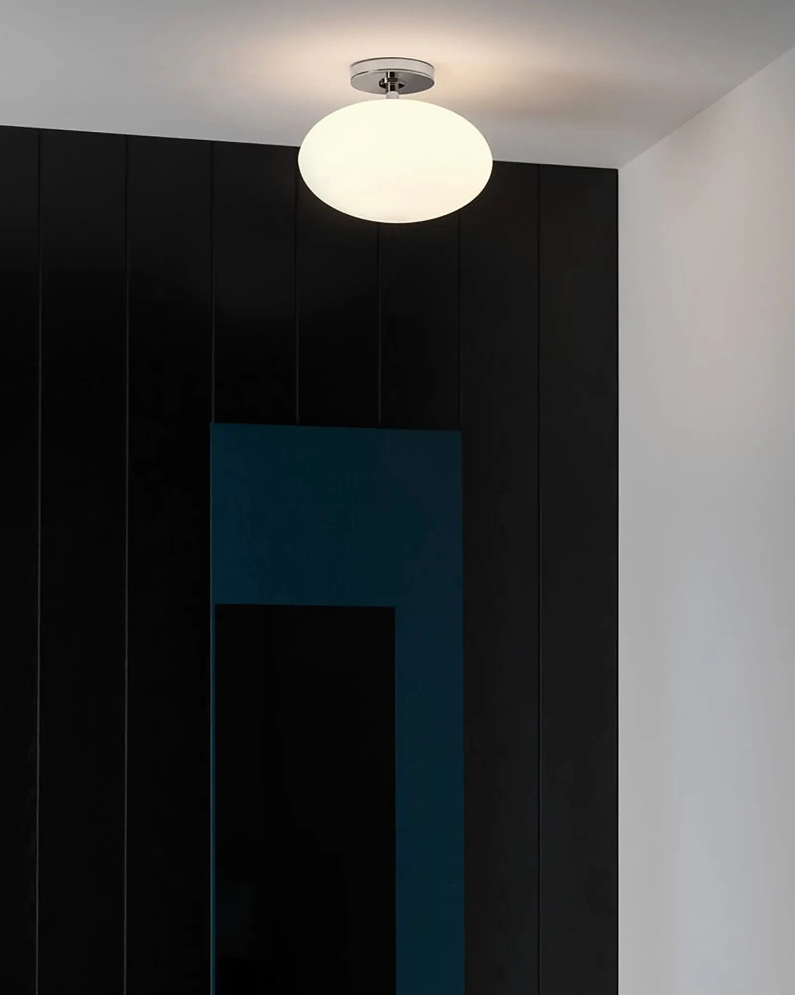 Zeppo orb glass ceiling light