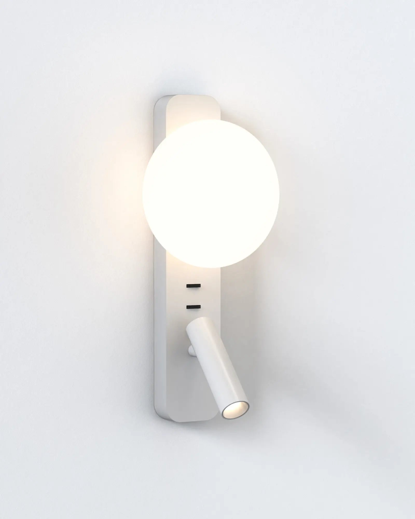 Zeppo reader orb ambient light and adjustable spot light white