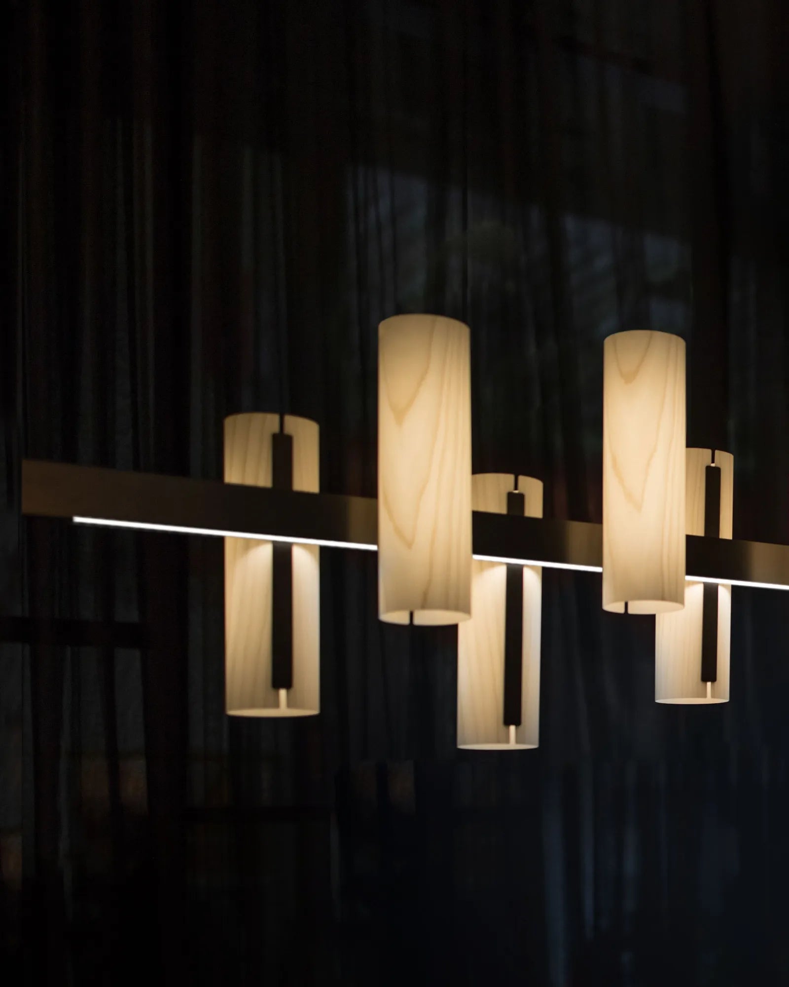 Black Note Pendant Light