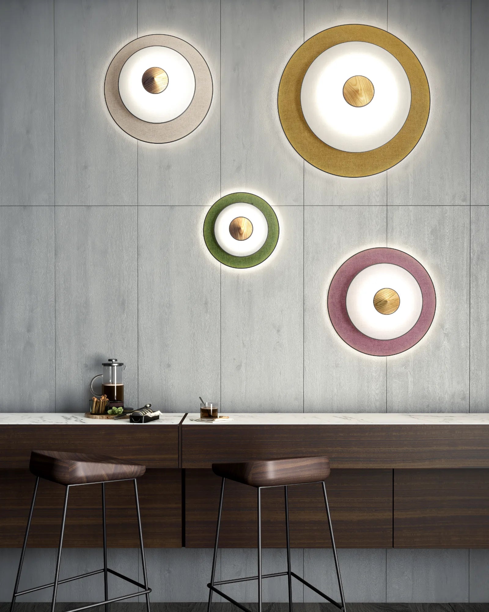 Cymbal Wall Light