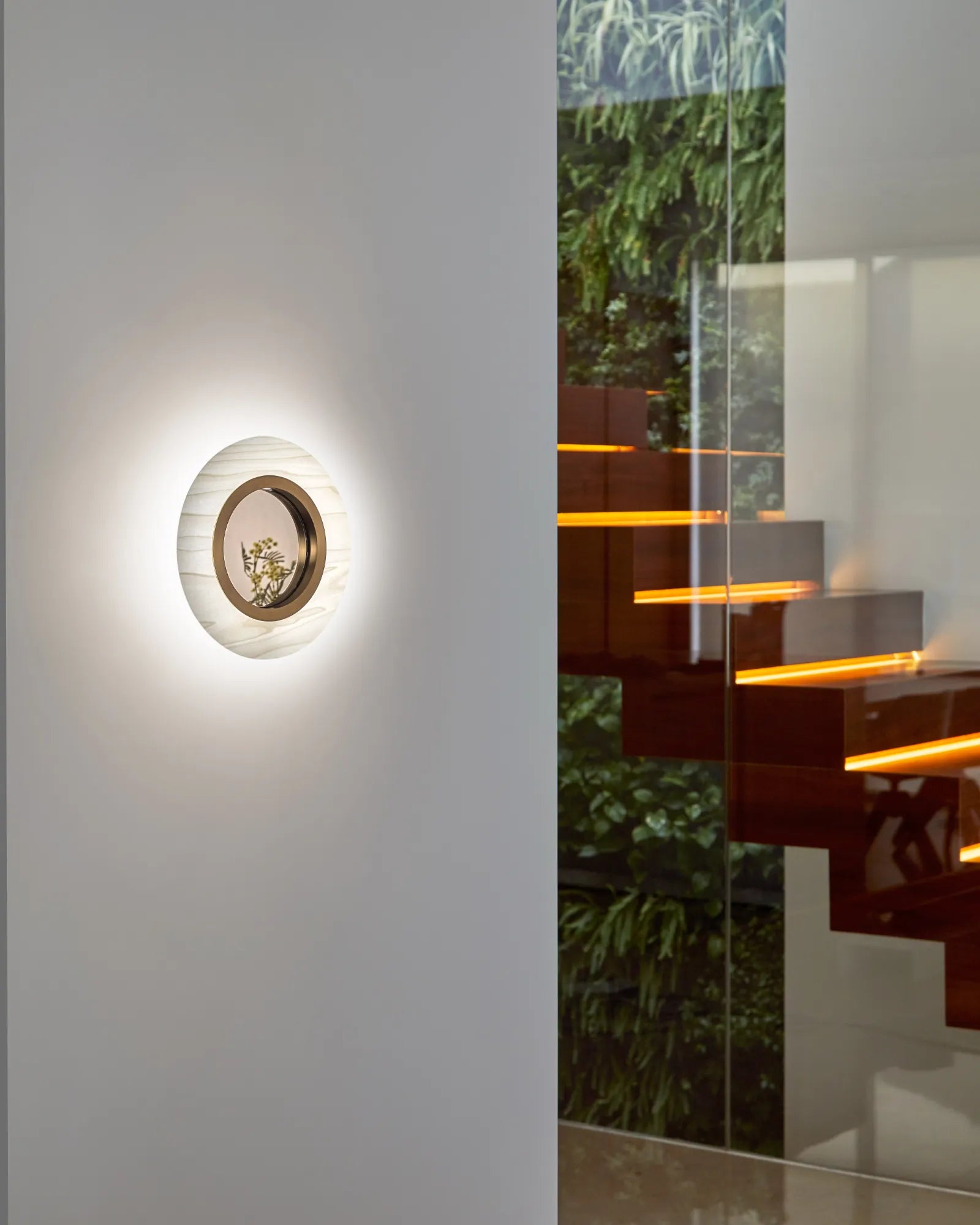 Lens Circular Wall Light