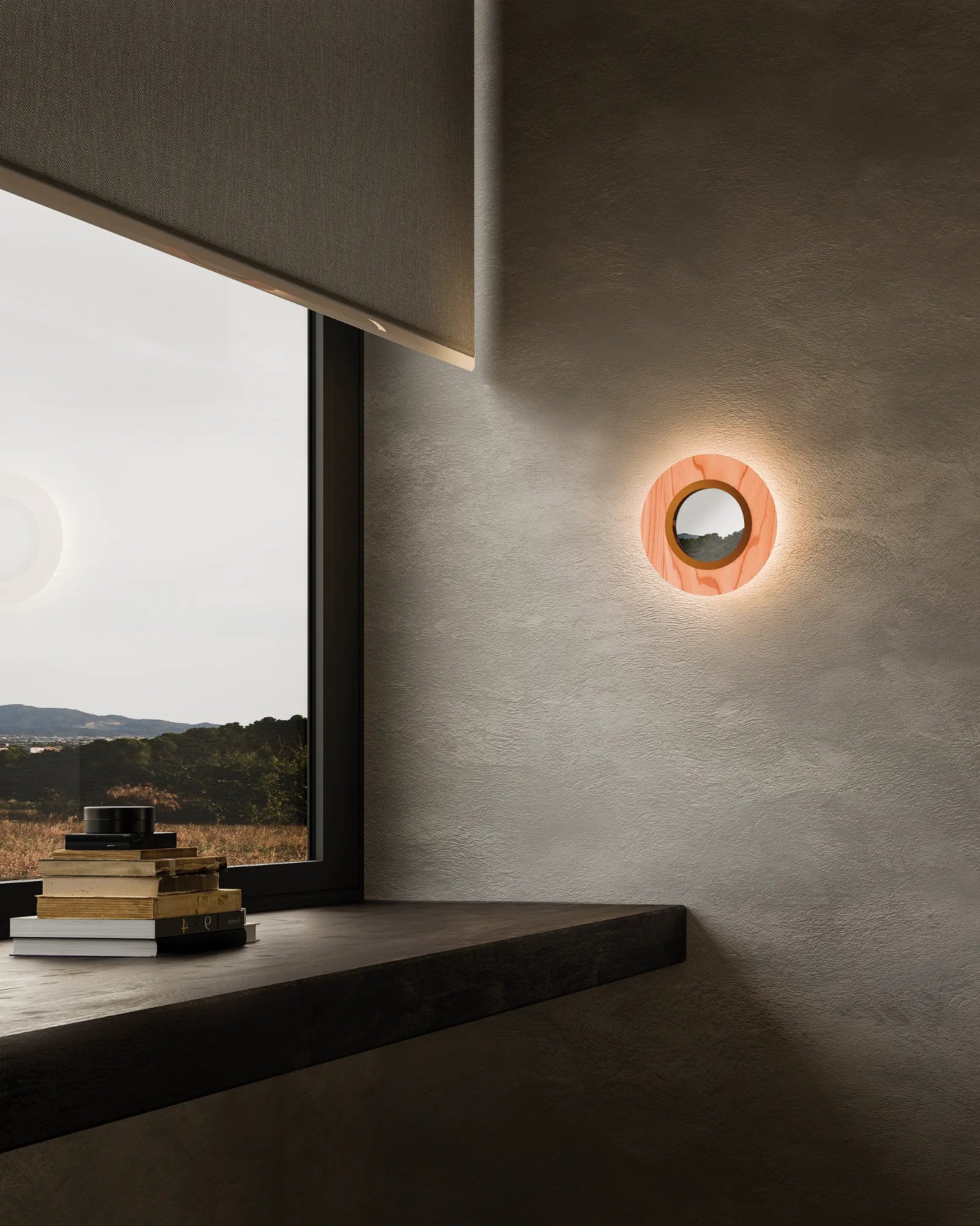 Lens Circular Wall Light