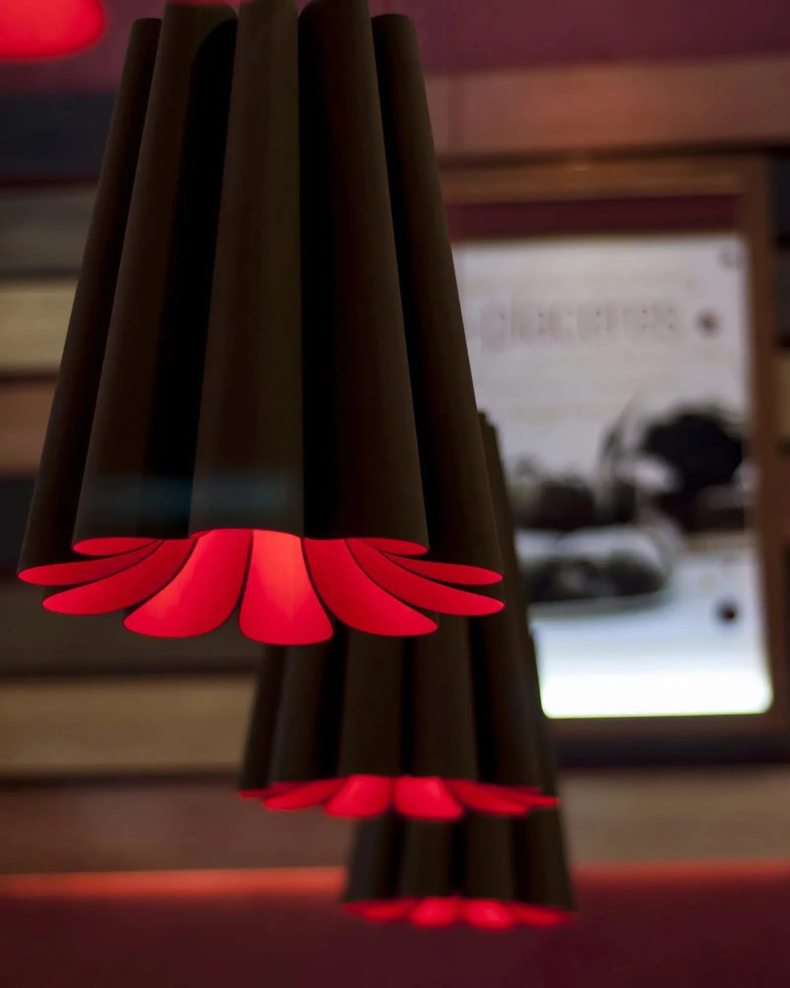 Olivia Veneer pendant light detail