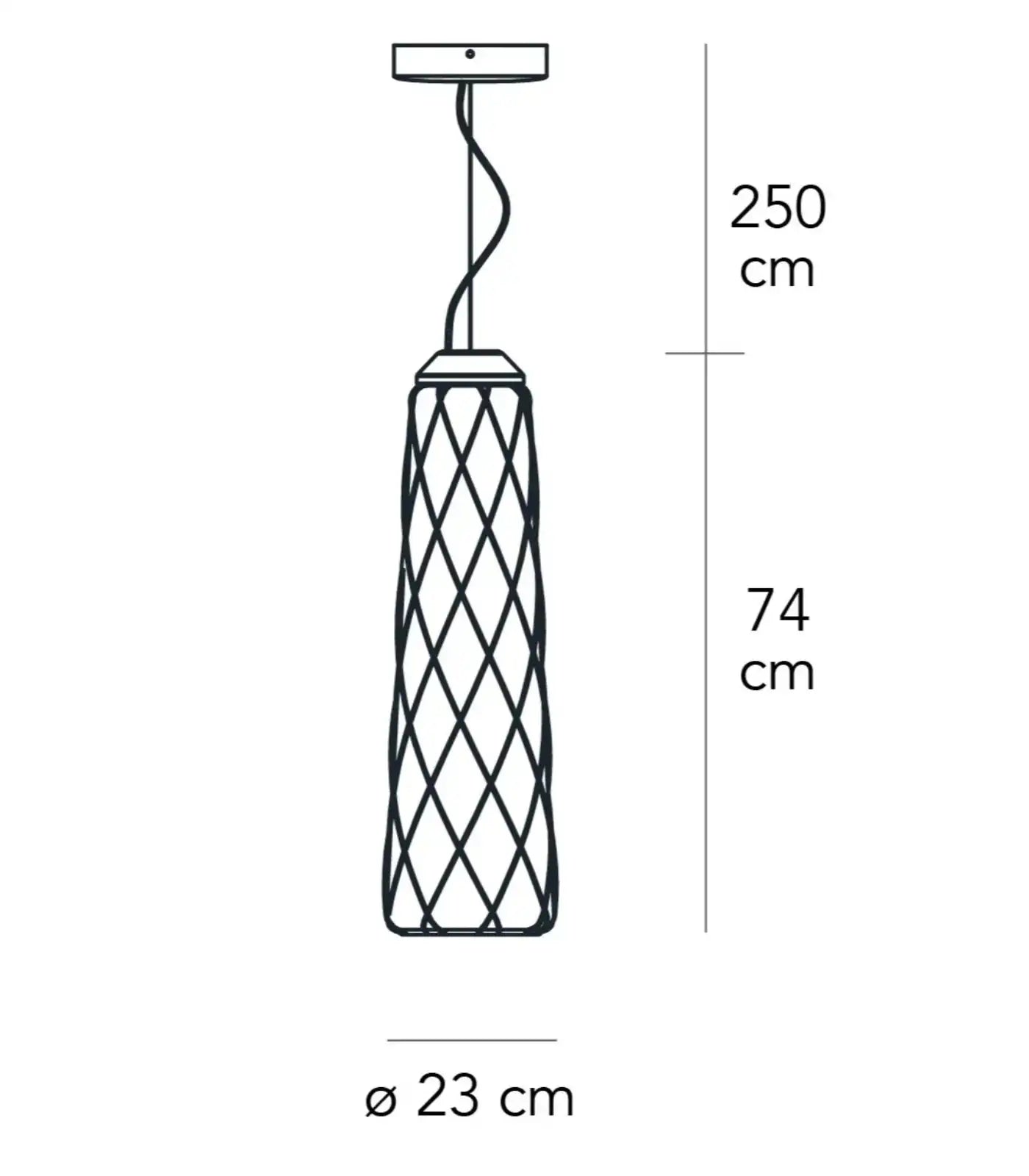 Pinecone Long Pendant Light