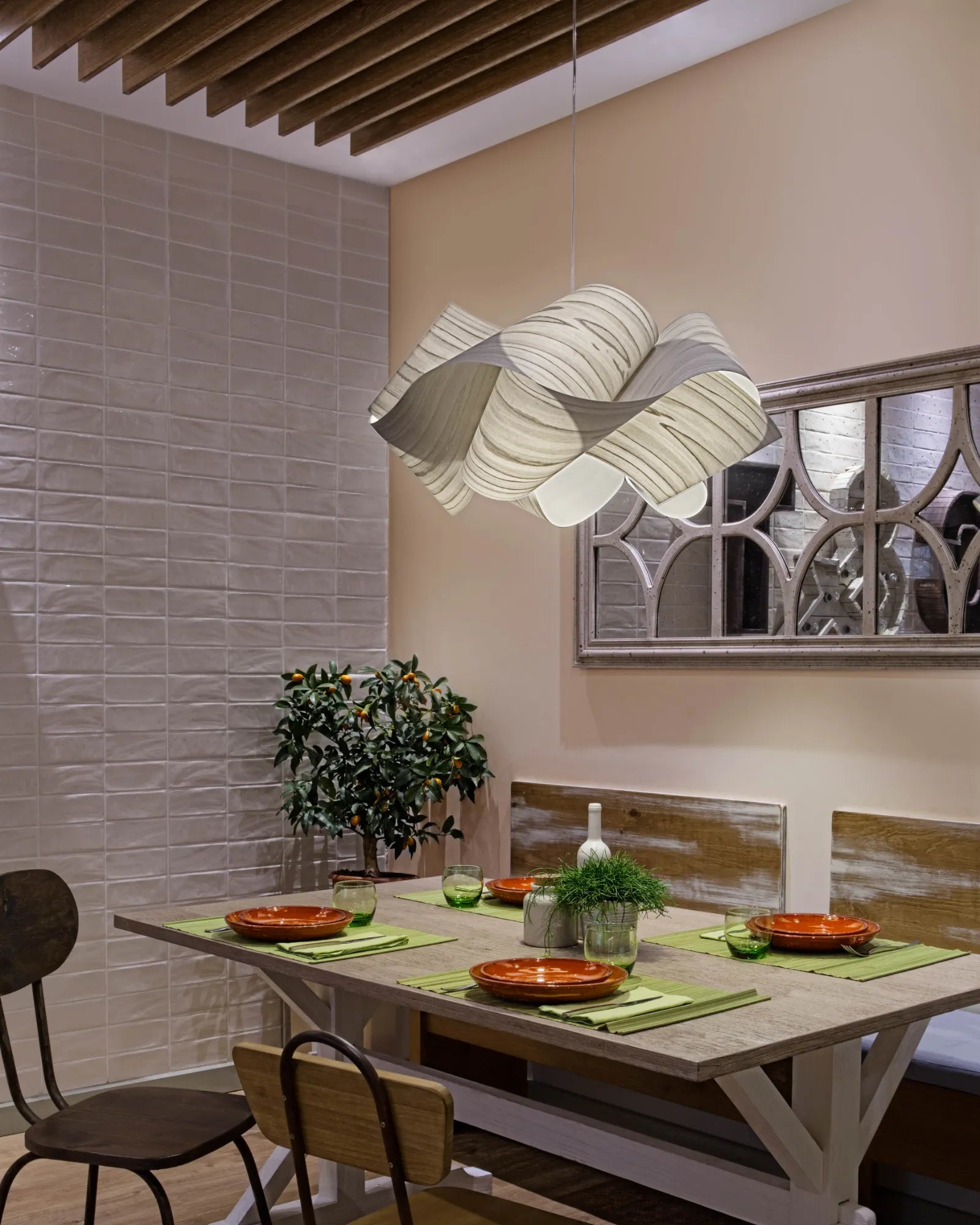 Swirl Pendant Light